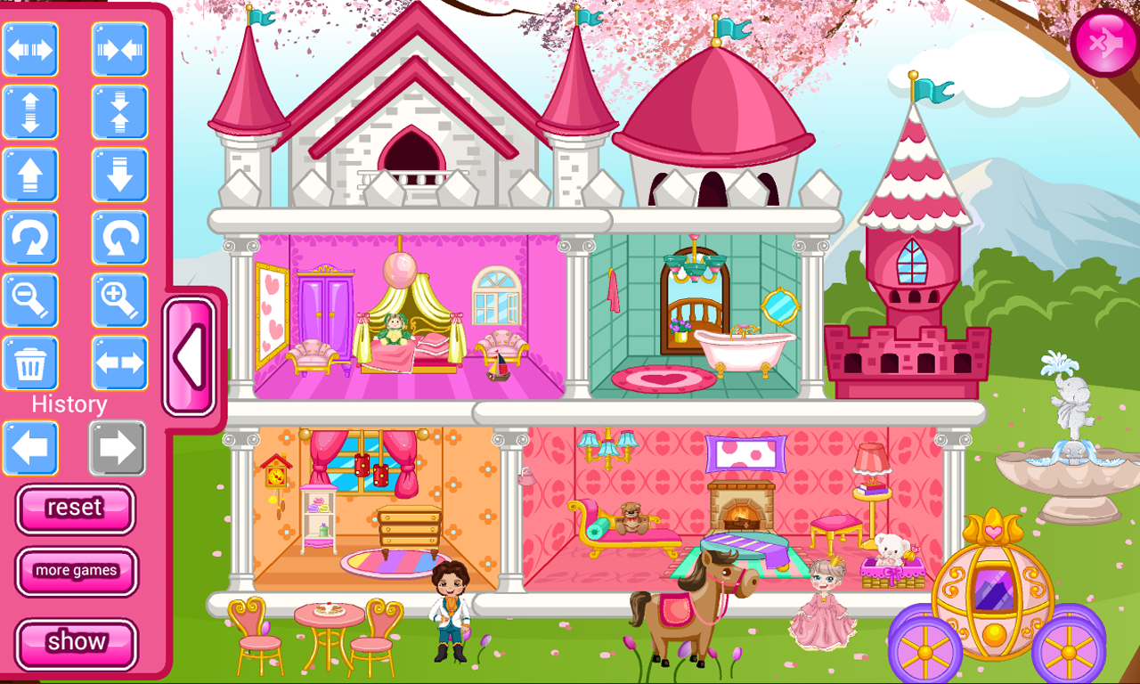 اسکرین شات 1 بازی Small People House Decoration