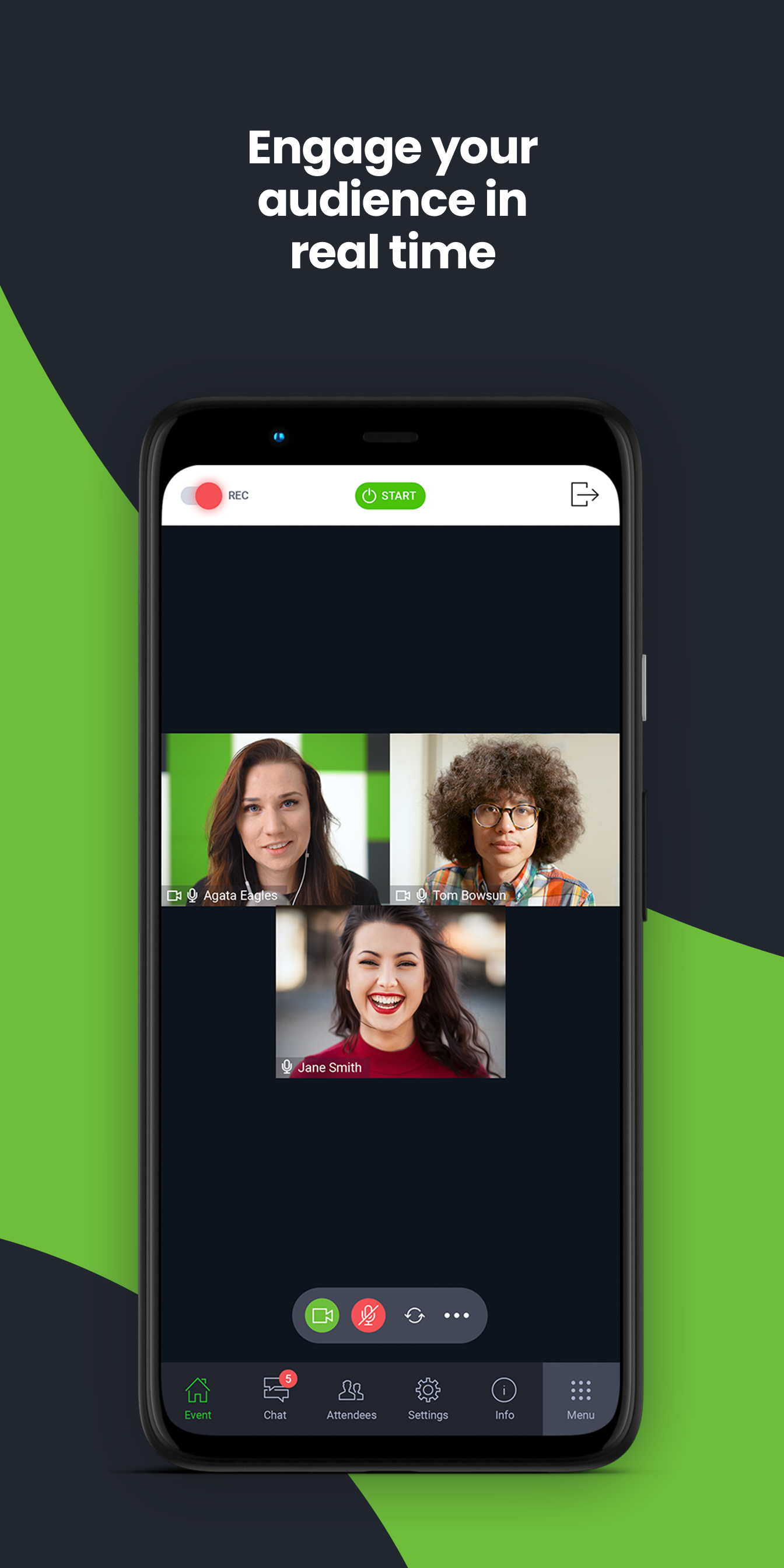 اسکرین شات 4 برنامه ClickMeeting Webinar App