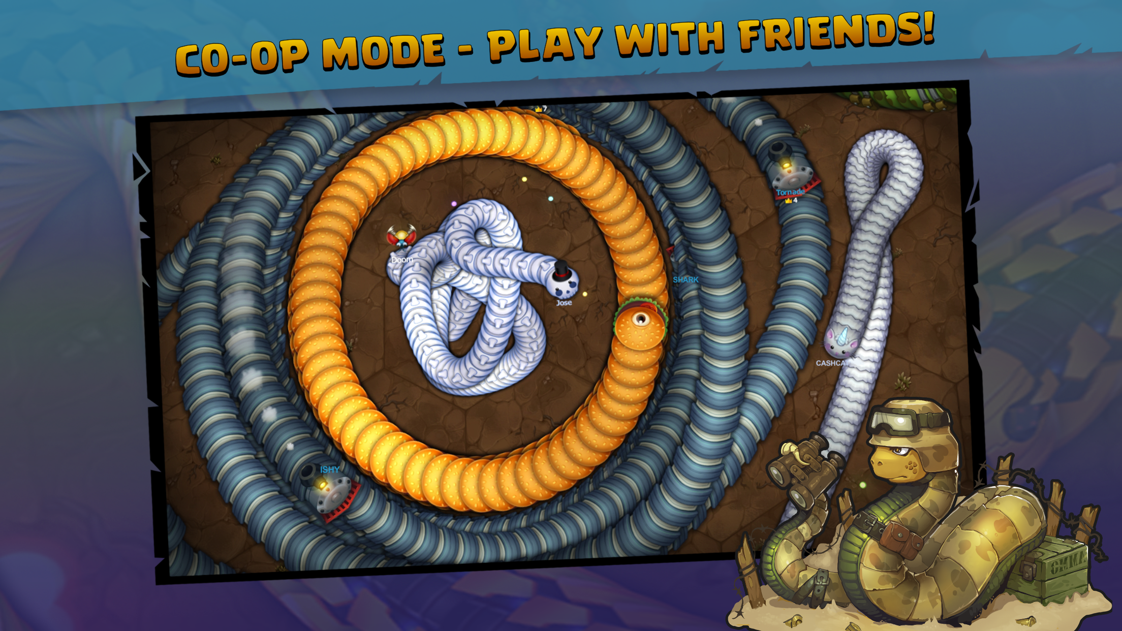اسکرین شات 4 بازی Little Big Snake: Slither Game