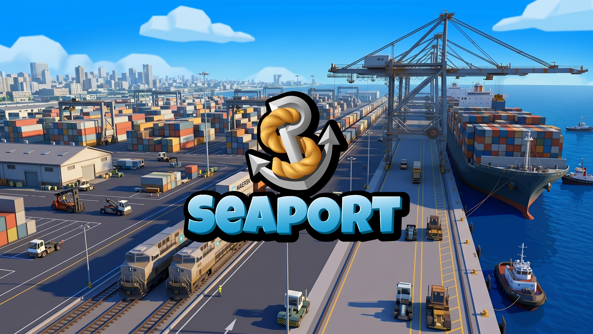 اسکرین شات 1 بازی Sea Port: Cargo Boat Tycoon