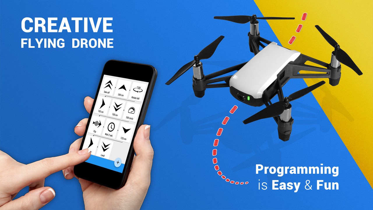 اسکرین شات 1 برنامه Go TELLO - program your drone