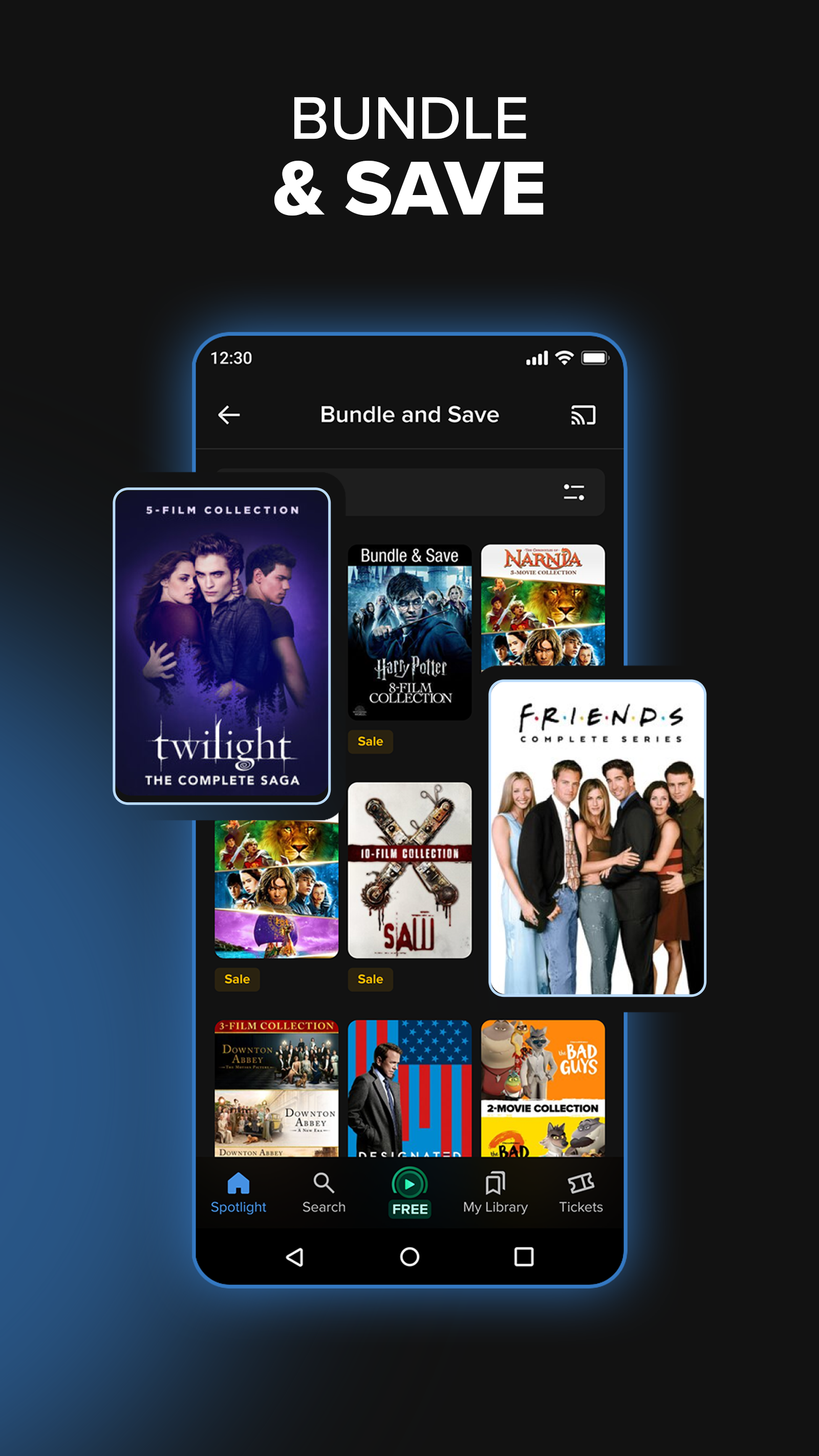 اسکرین شات 5 برنامه Fandango at Home: Movies & TV