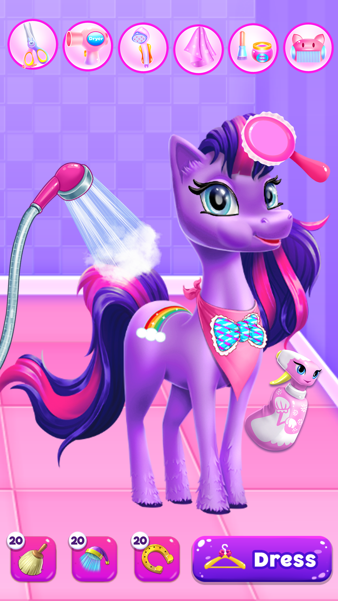 اسکرین شات 2 بازی Magical Unicorn Candy World