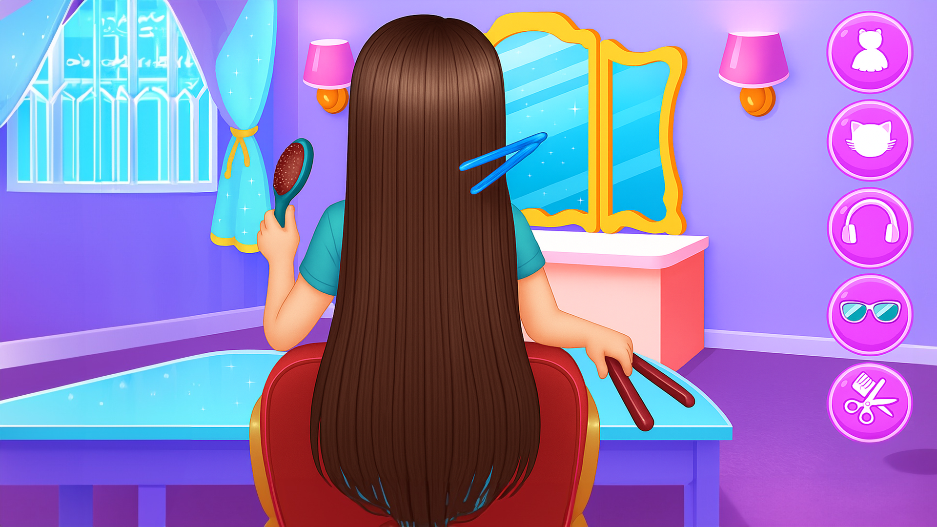 اسکرین شات 2 برنامه Ice Princess Makeup Salon