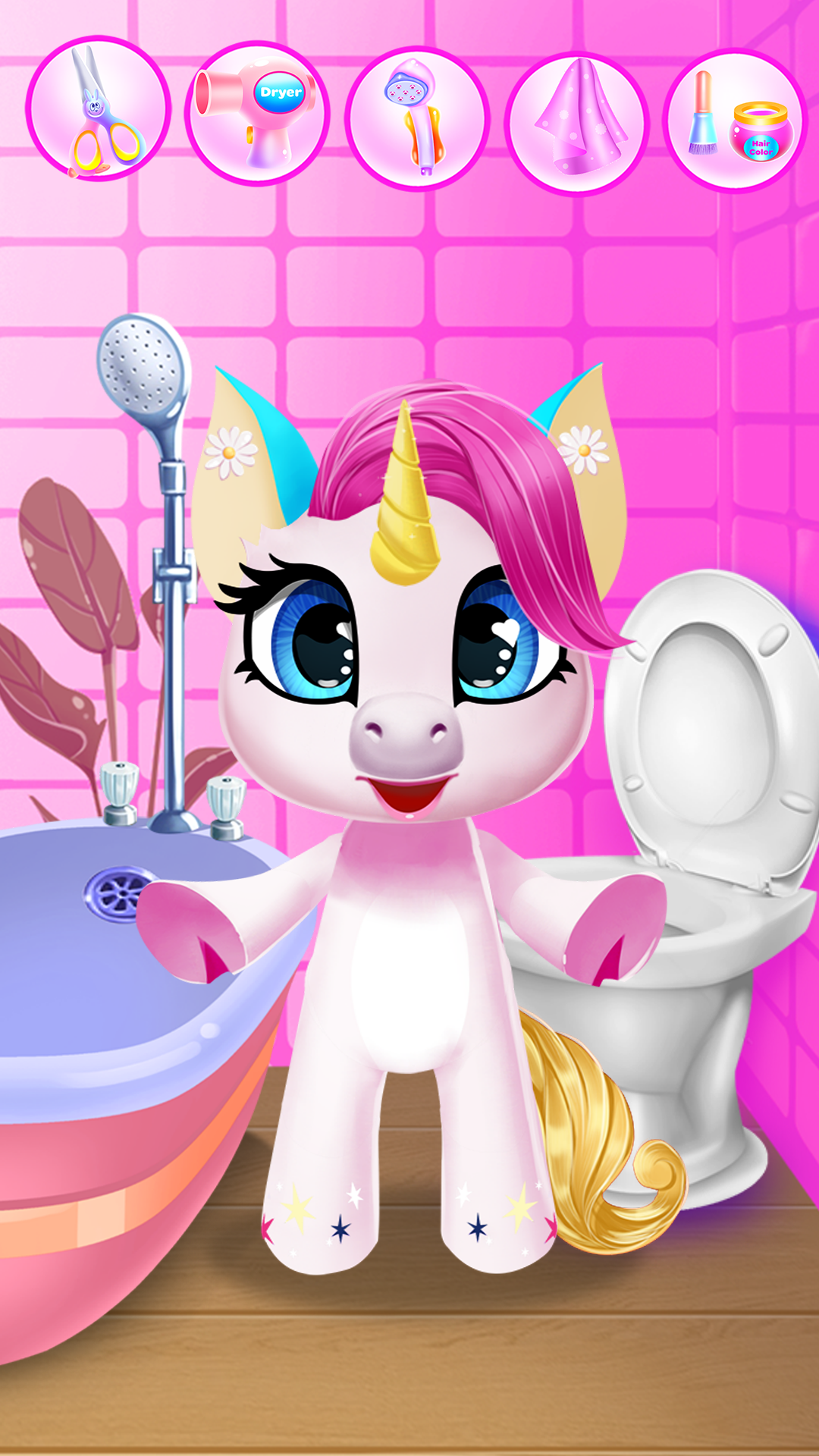 اسکرین شات 2 برنامه My Little Unicorn: Virtual Pet
