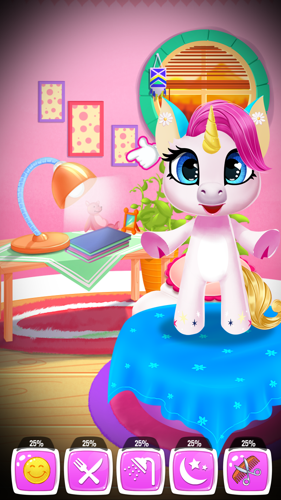 اسکرین شات 6 برنامه My Little Unicorn: Virtual Pet