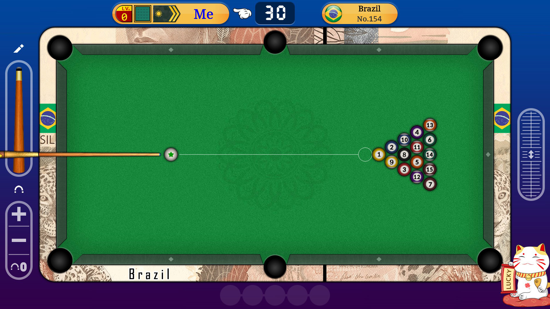 اسکرین شات 1 بازی 8 ball and offline pool