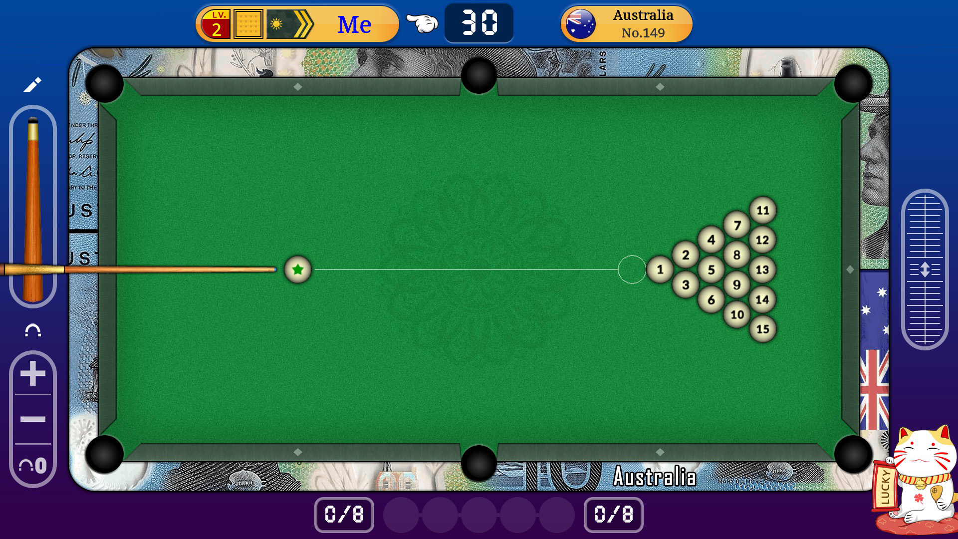 اسکرین شات 5 بازی 8 ball and offline pool