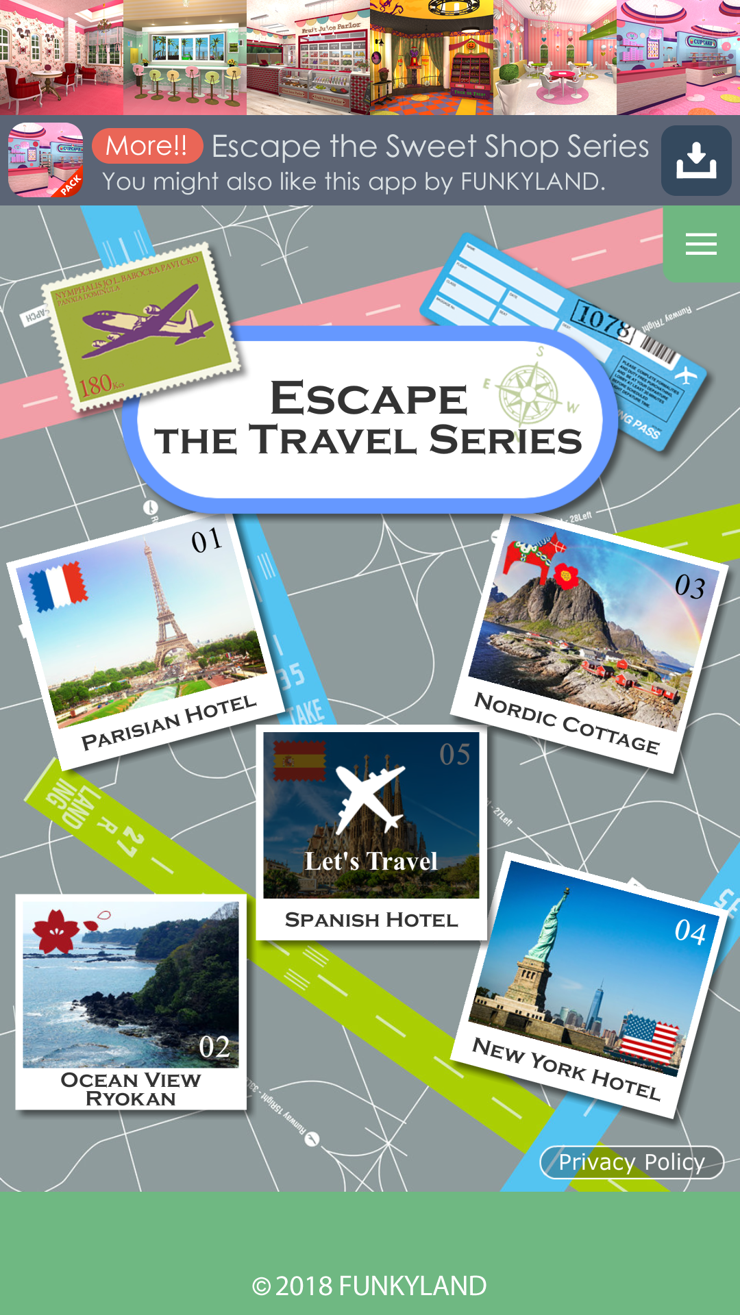 اسکرین شات 1 بازی Escape the Travel Series
