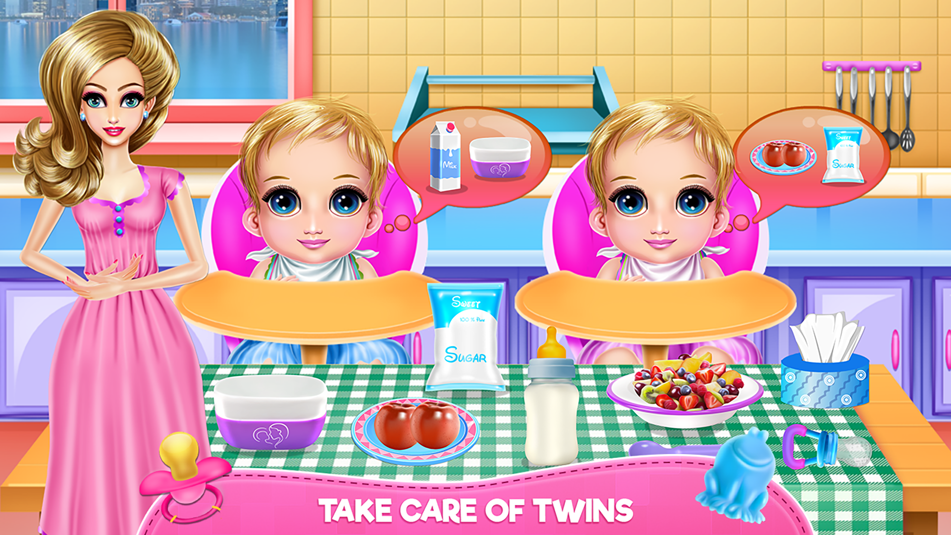 اسکرین شات 4 برنامه NewBorn Twins Caring