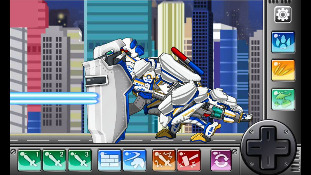 اسکرین شات 1 بازی T-rex Cops- Combine! DinoRobot