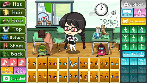 اسکرین شات 3 بازی School Pretty Girl : dress up game