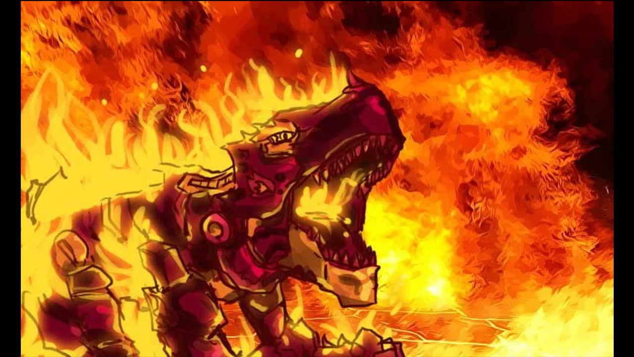 اسکرین شات 1 بازی Fire Tyrannosaurus- Dino Robot