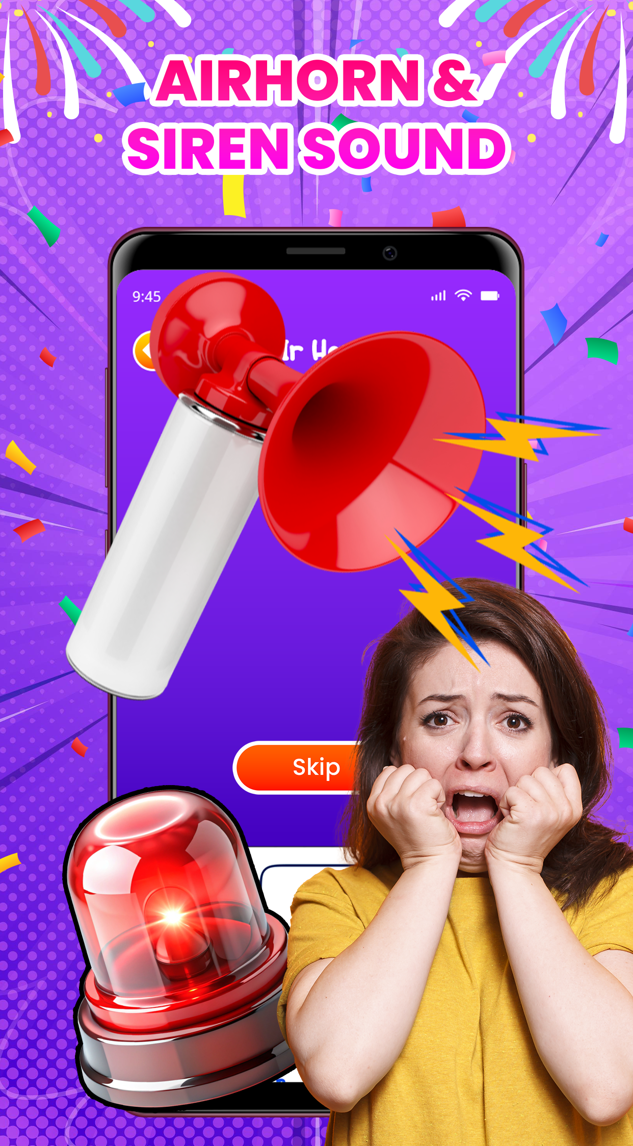 اسکرین شات 5 برنامه Air Horn Fart Prank Sounds