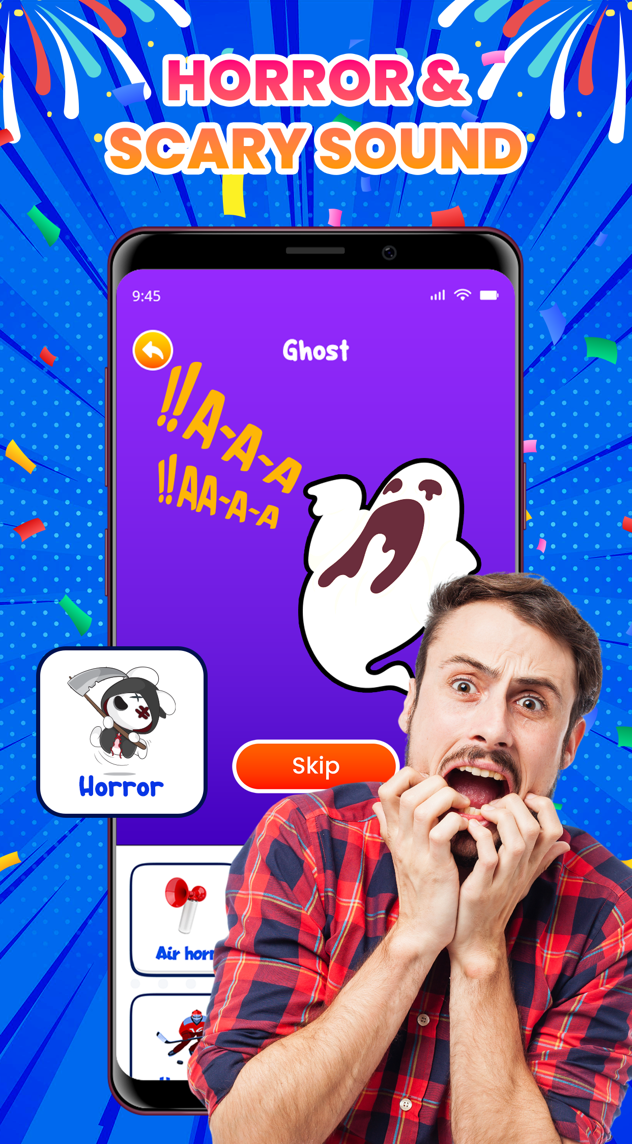 اسکرین شات 7 برنامه Air Horn Fart Prank Sounds