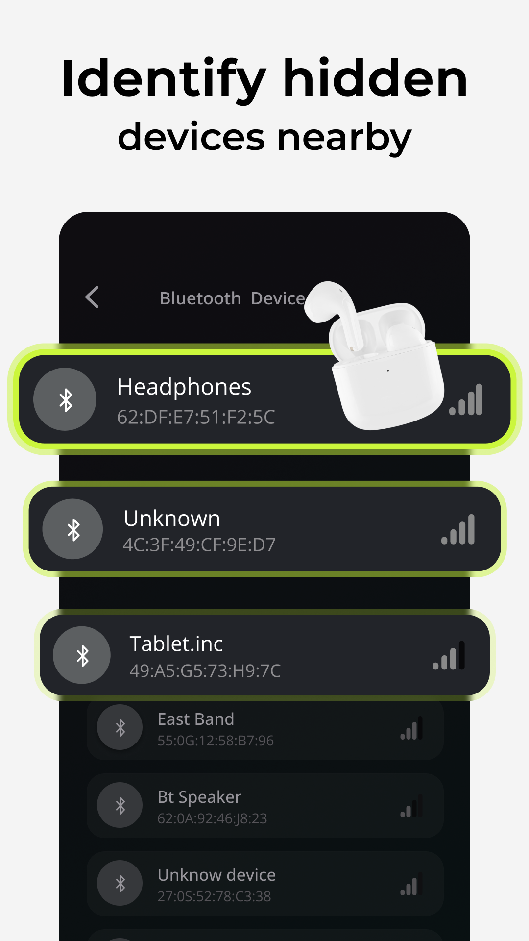 اسکرین شات 3 برنامه AirTag Scan: Bluetooth Tracker