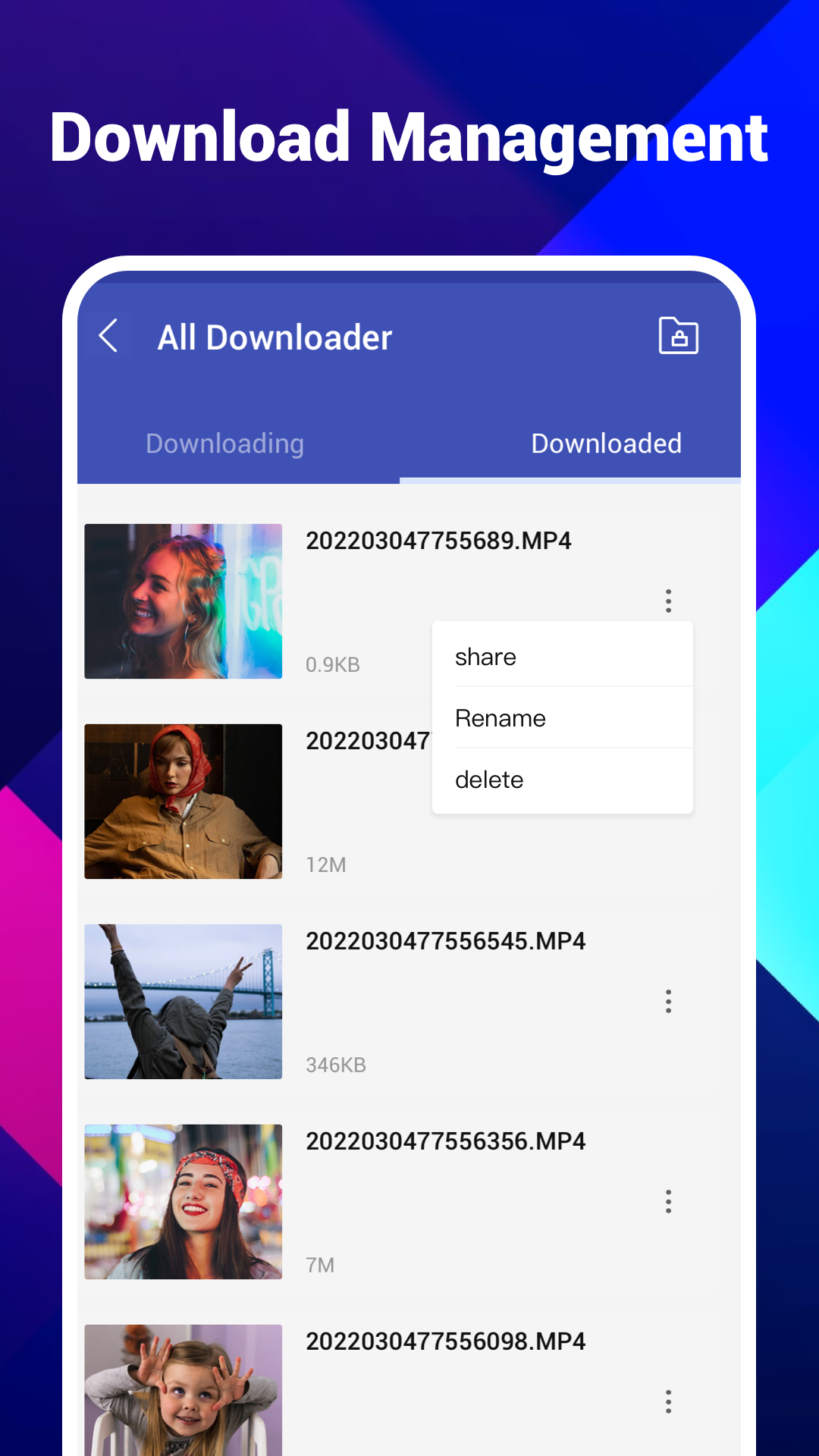 اسکرین شات 4 برنامه Video Downloader for All