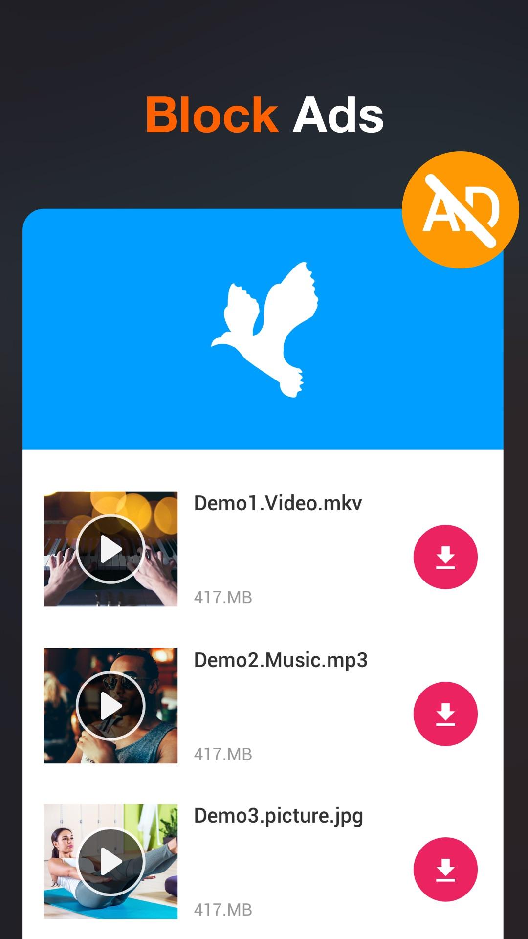 اسکرین شات 5 برنامه All Video Downloader