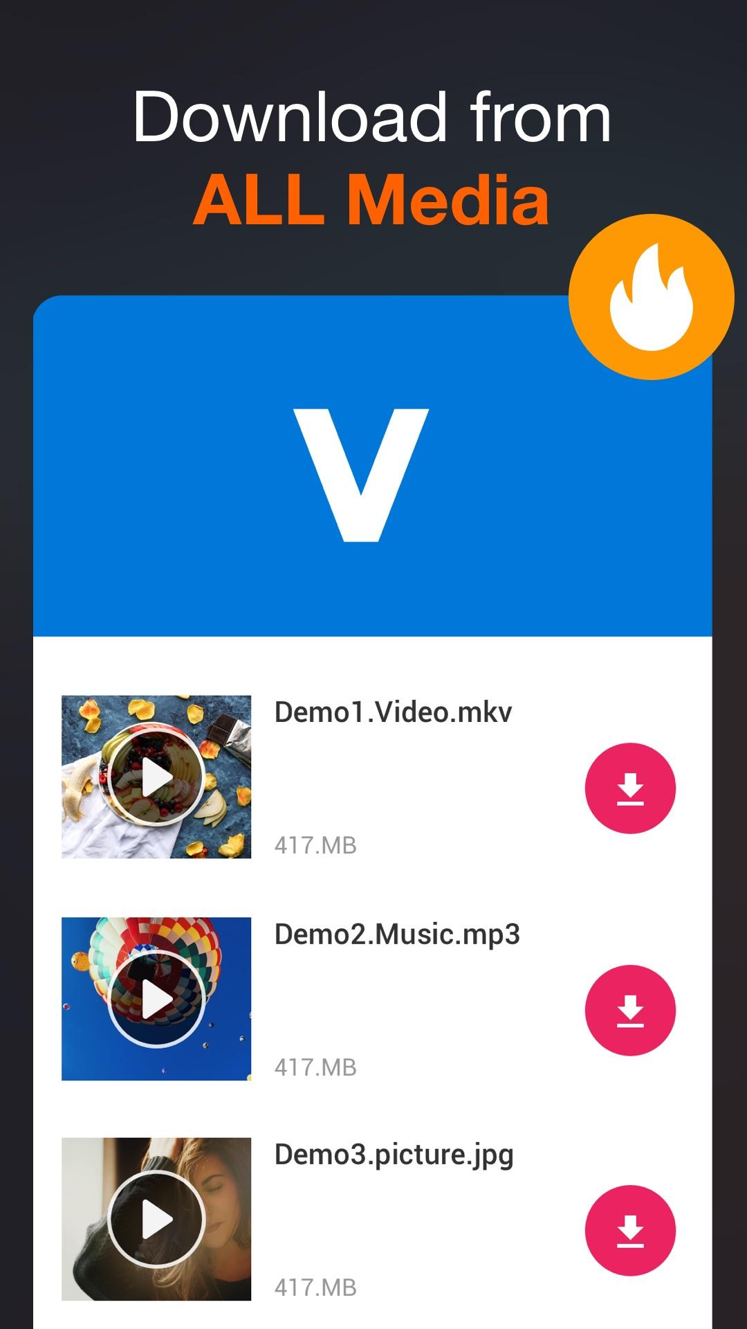 اسکرین شات 2 برنامه All Video Downloader