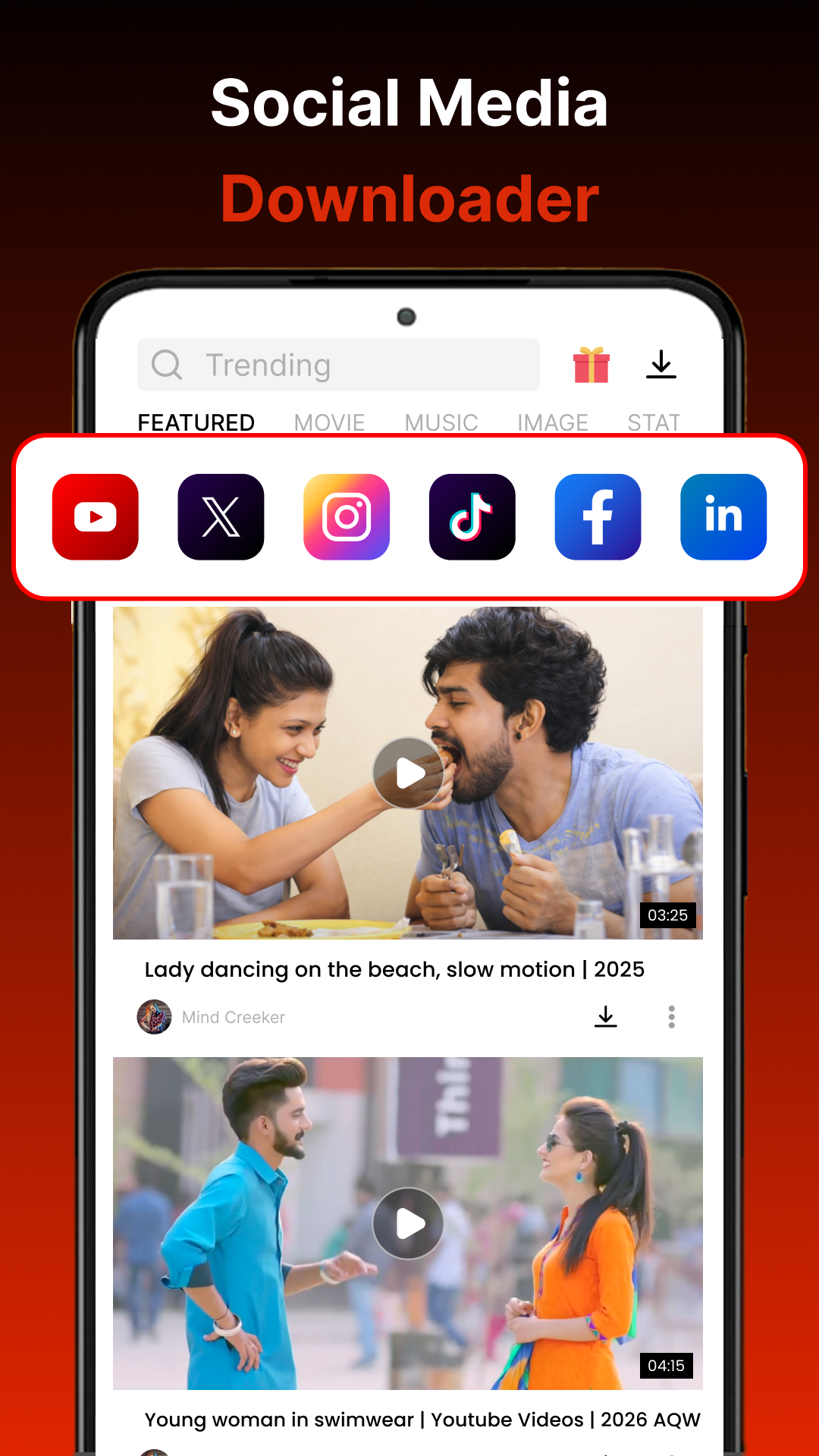 اسکرین شات 1 برنامه All video downloader and saver