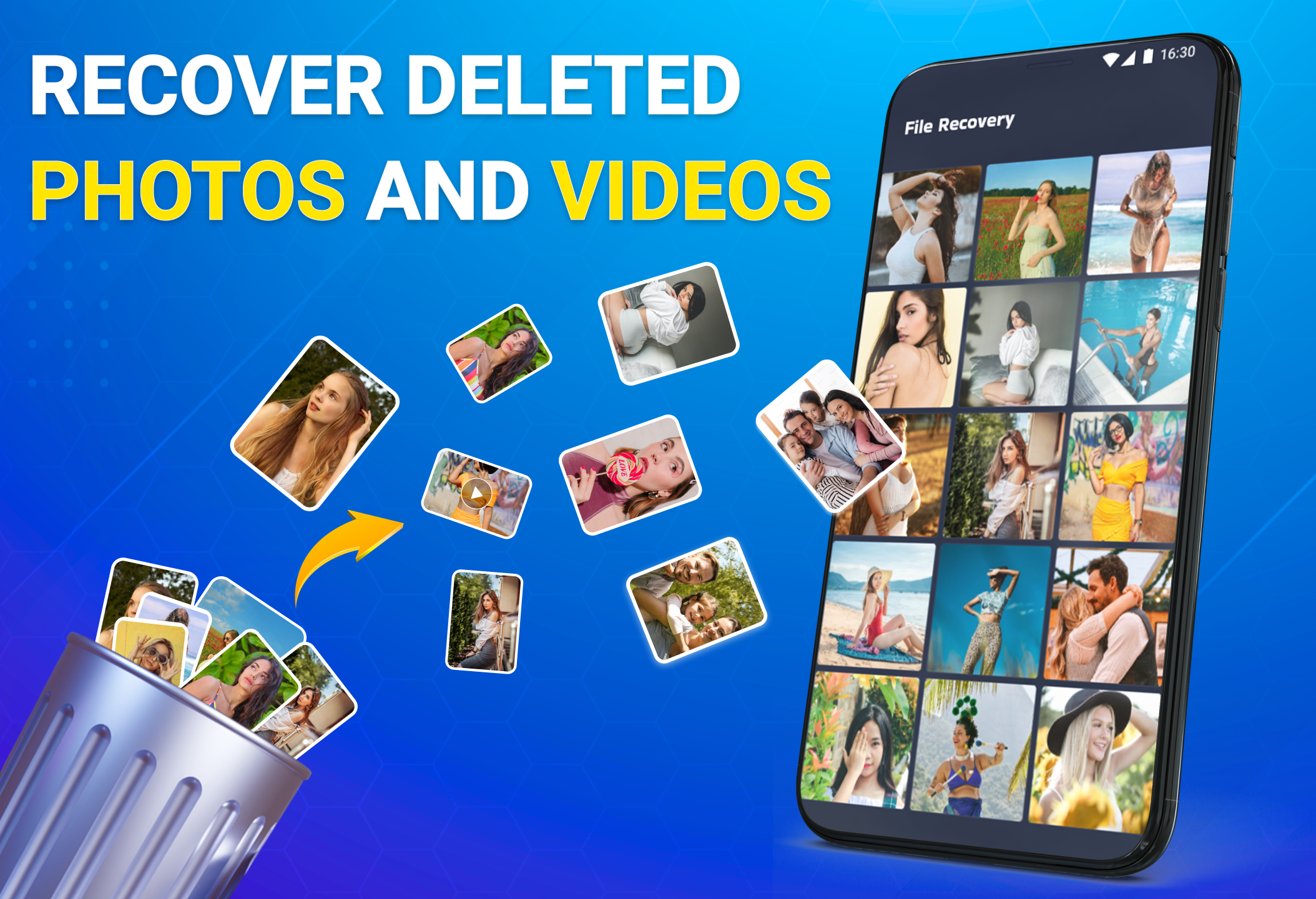 اسکرین شات 1 برنامه Photo Recovery - File Recovery