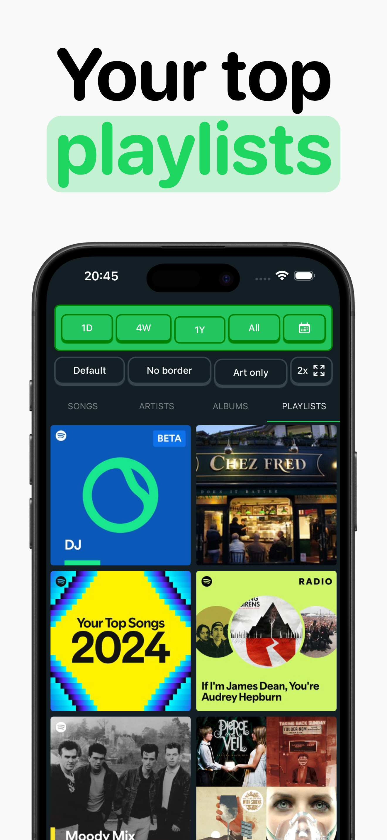 اسکرین شات 4 برنامه Trackify for Spotify Stats