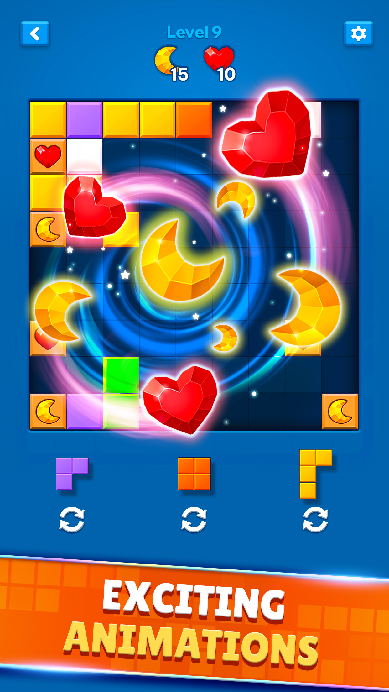 اسکرین شات 2 بازی Blockanza: Block Puzzle