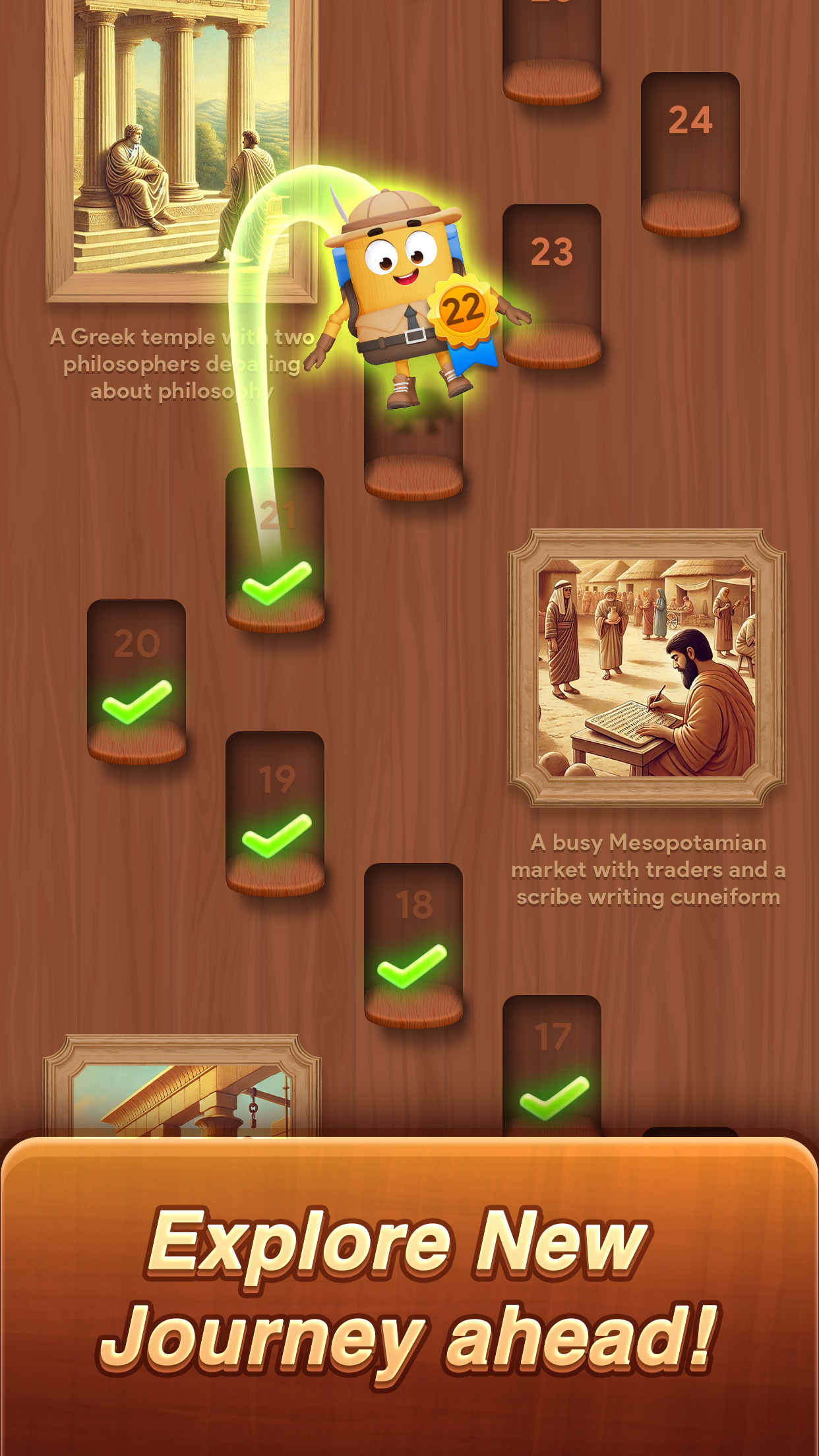 اسکرین شات 7 بازی Color sort: Wood Cylinder Saga