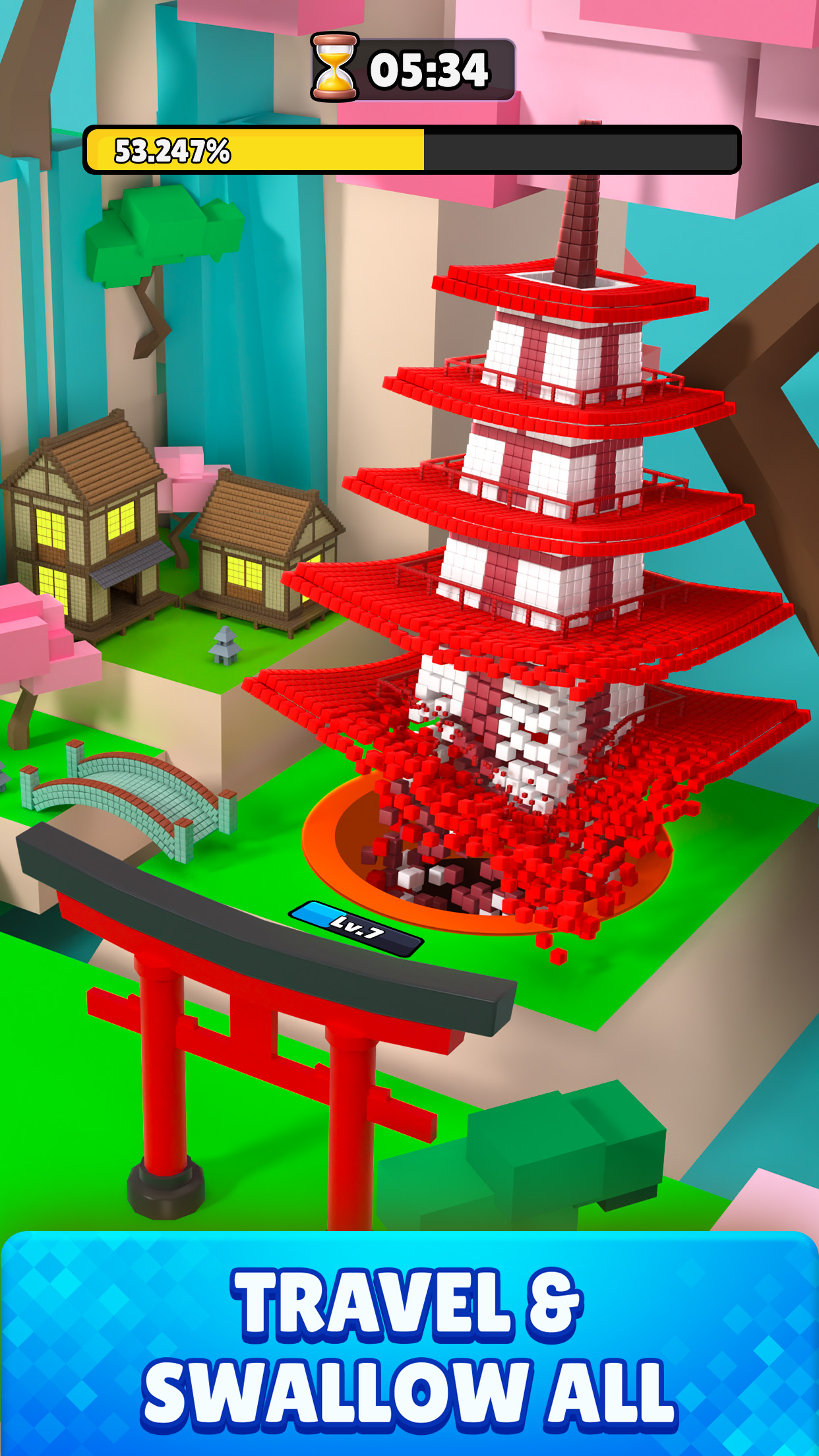 اسکرین شات 1 بازی HoleCraft - Black Hole 3D Game