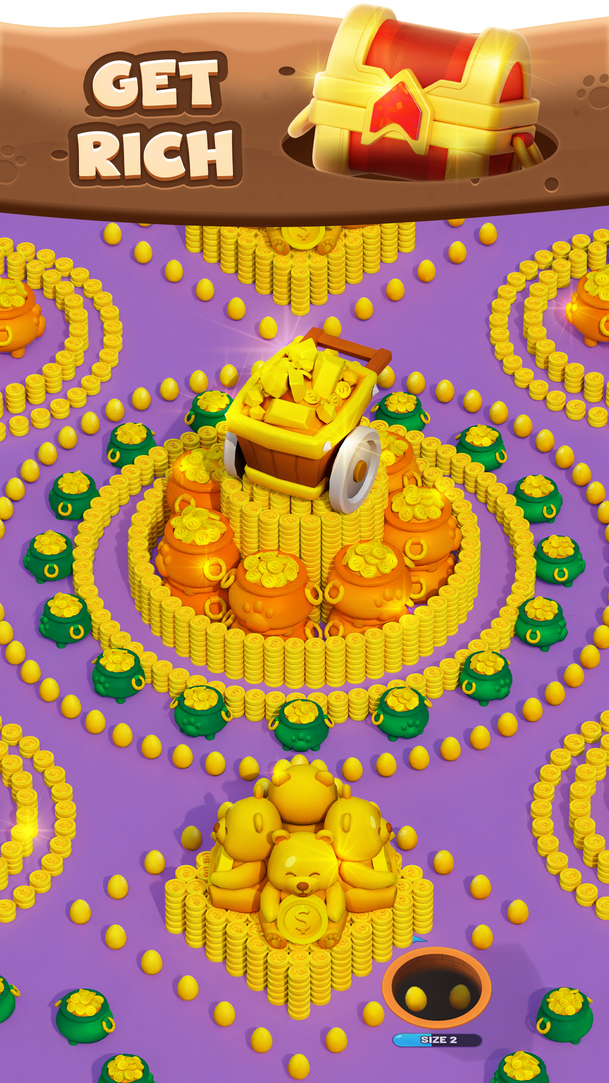 اسکرین شات 4 بازی Hole Em All: Collect Master