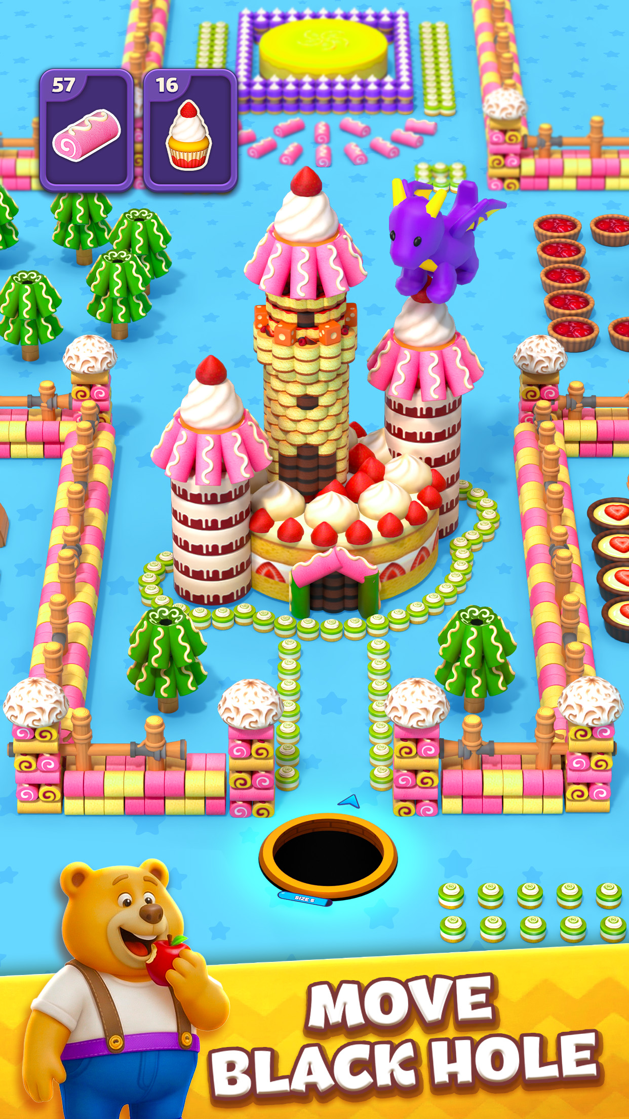 اسکرین شات 1 بازی Hole Em All: Black Hole Games