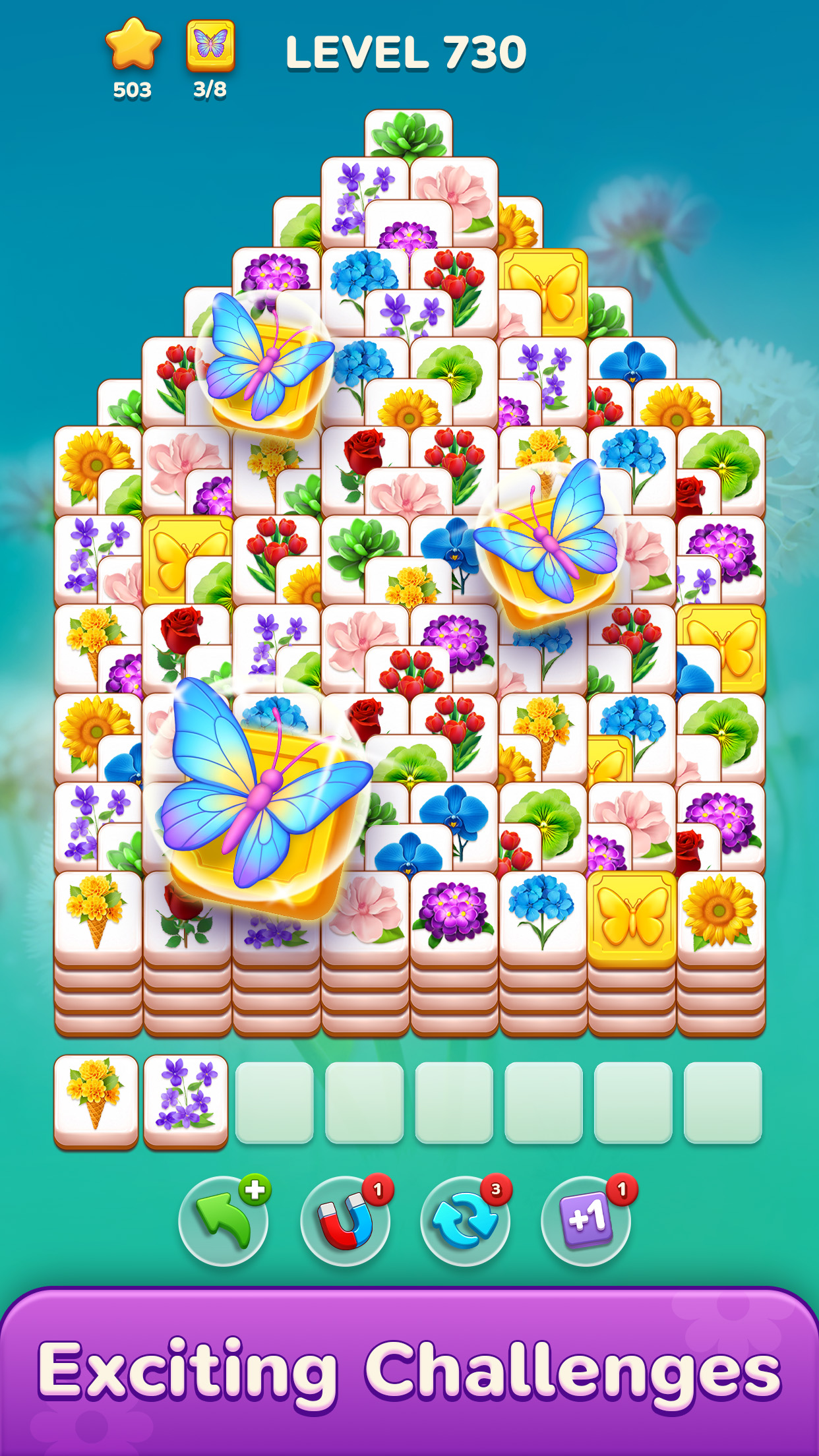 اسکرین شات 4 بازی Blossom Master: Tile Matching