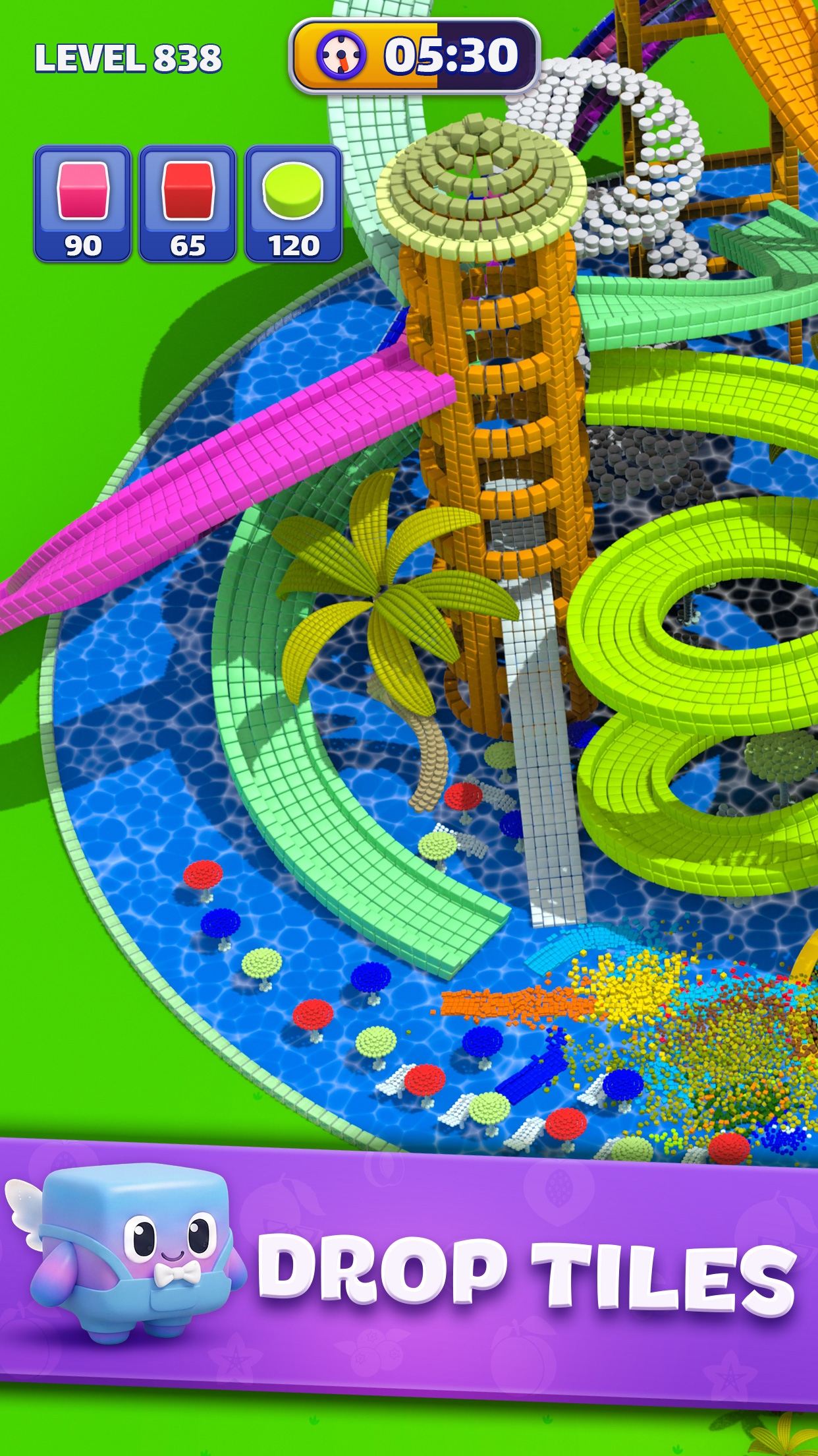 اسکرین شات 5 بازی Tiles in Hole: Black Hole
