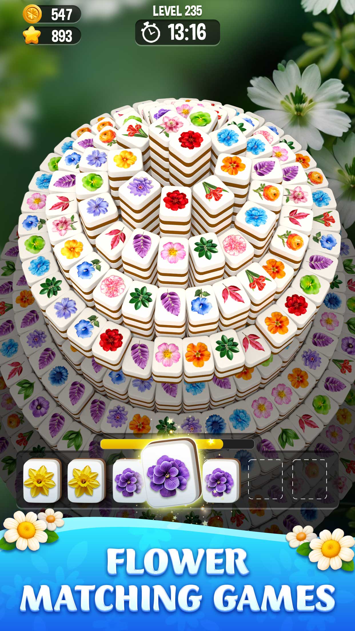 اسکرین شات 1 بازی Zen Blossom: Flower Tile Match