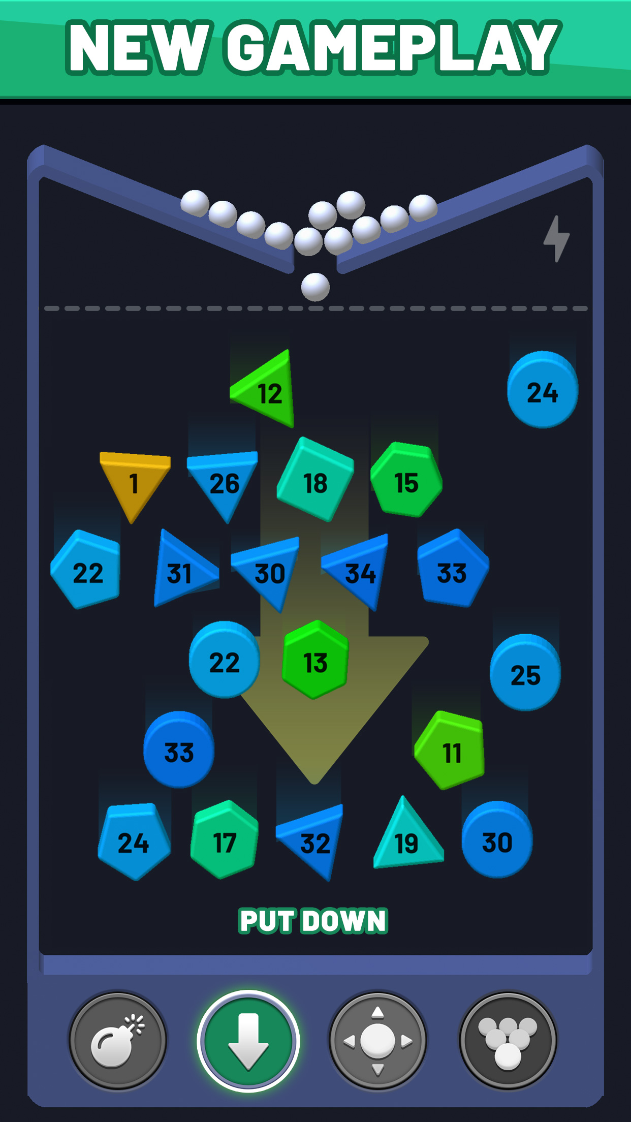 اسکرین شات 2 بازی Drop Ball 3D - Bricks Breaker