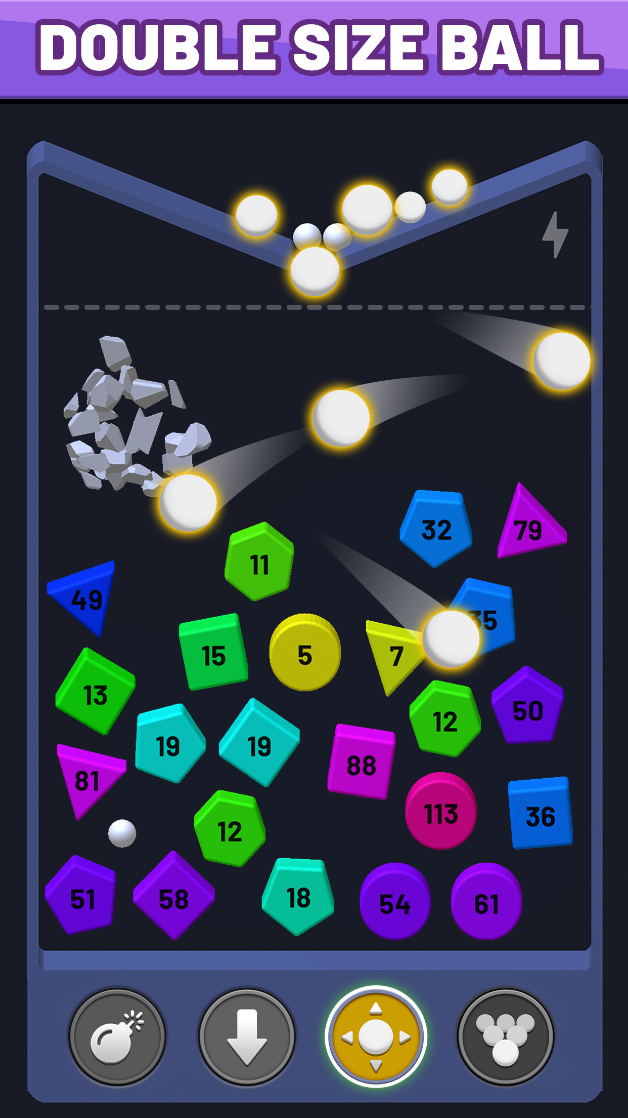 اسکرین شات 3 بازی Drop Ball 3D - Bricks Breaker
