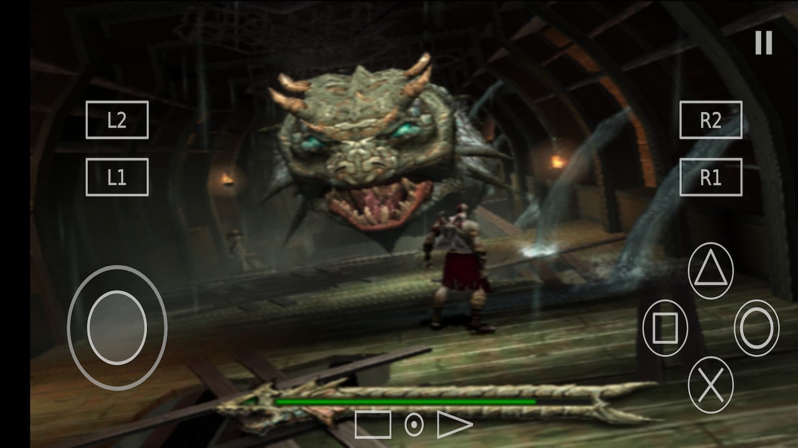 اسکرین شات 4 بازی شبیه ساز خدای جنگ 1 دوبله