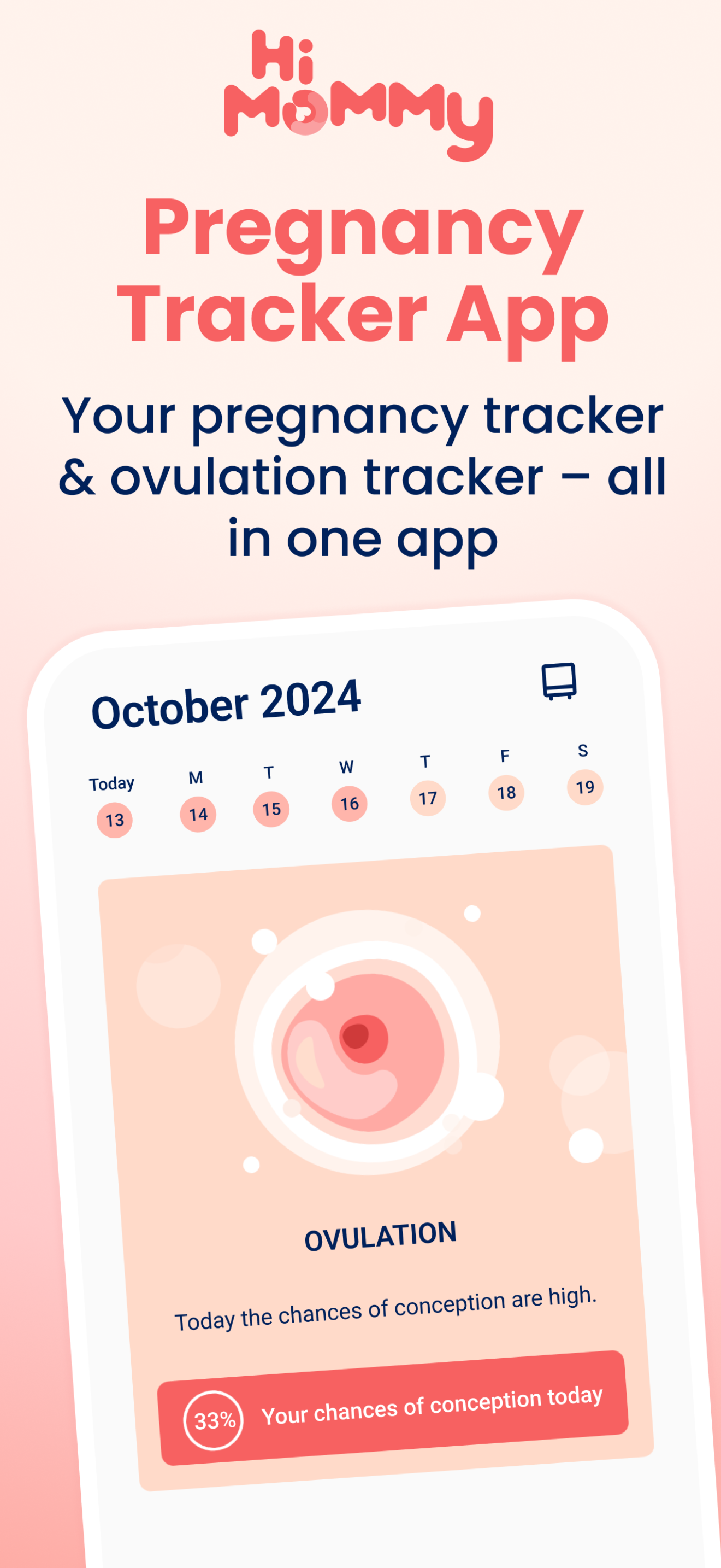 اسکرین شات 1 برنامه HiMommy: Pregnancy Tracker