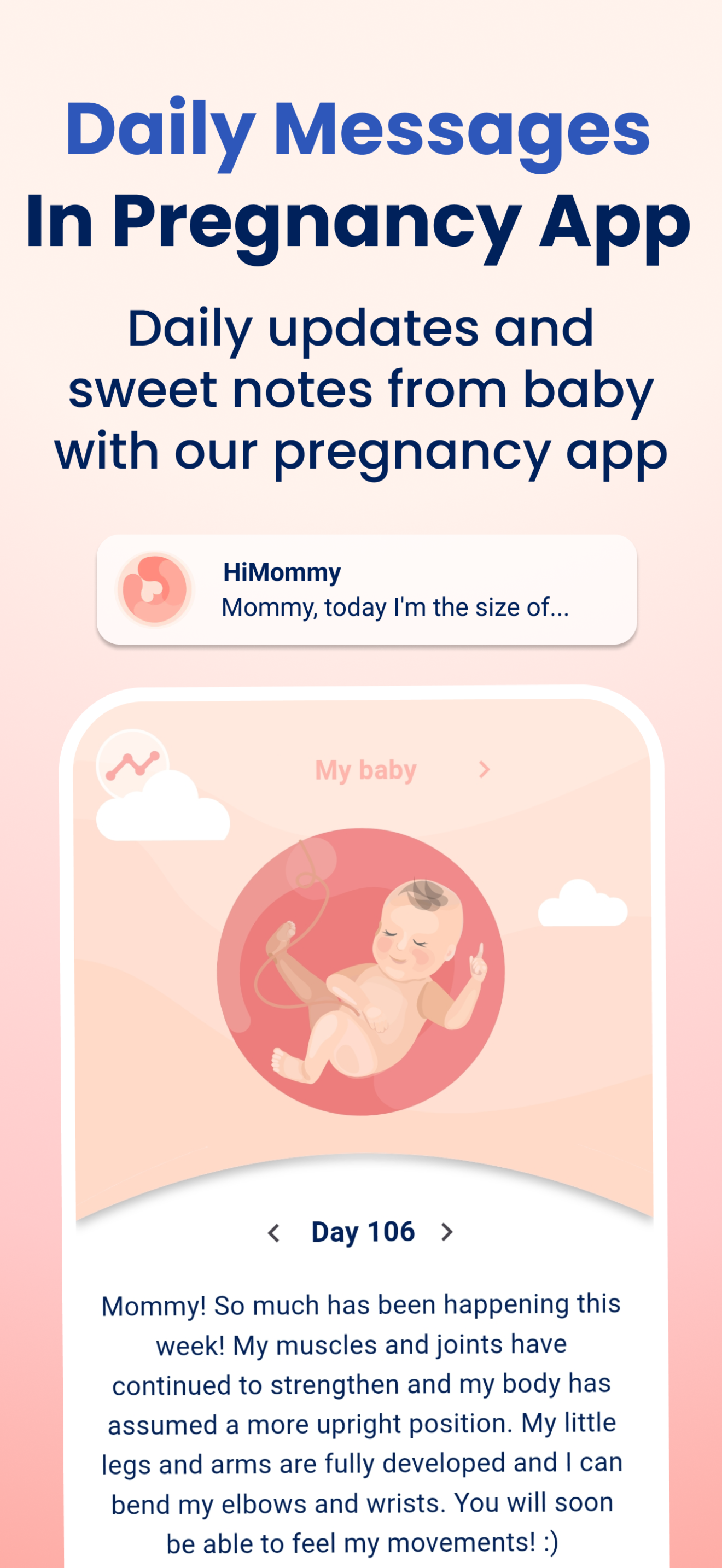 اسکرین شات 2 برنامه HiMommy: Pregnancy Tracker