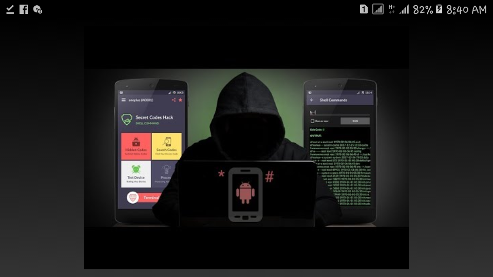 اسکرین شات 2 برنامه Mobile Hack Codes