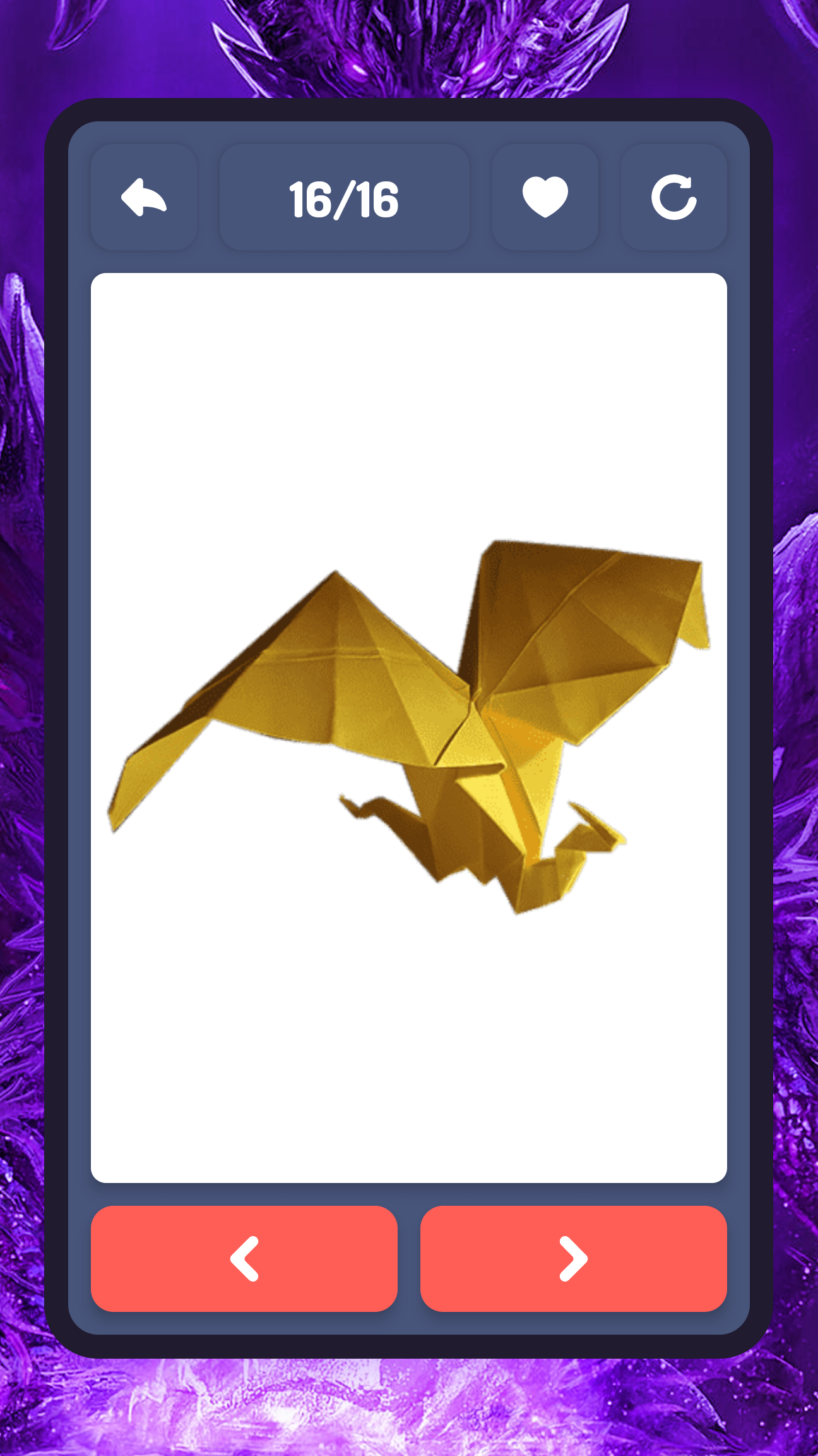 اسکرین شات 3 برنامه Origami paper dragons