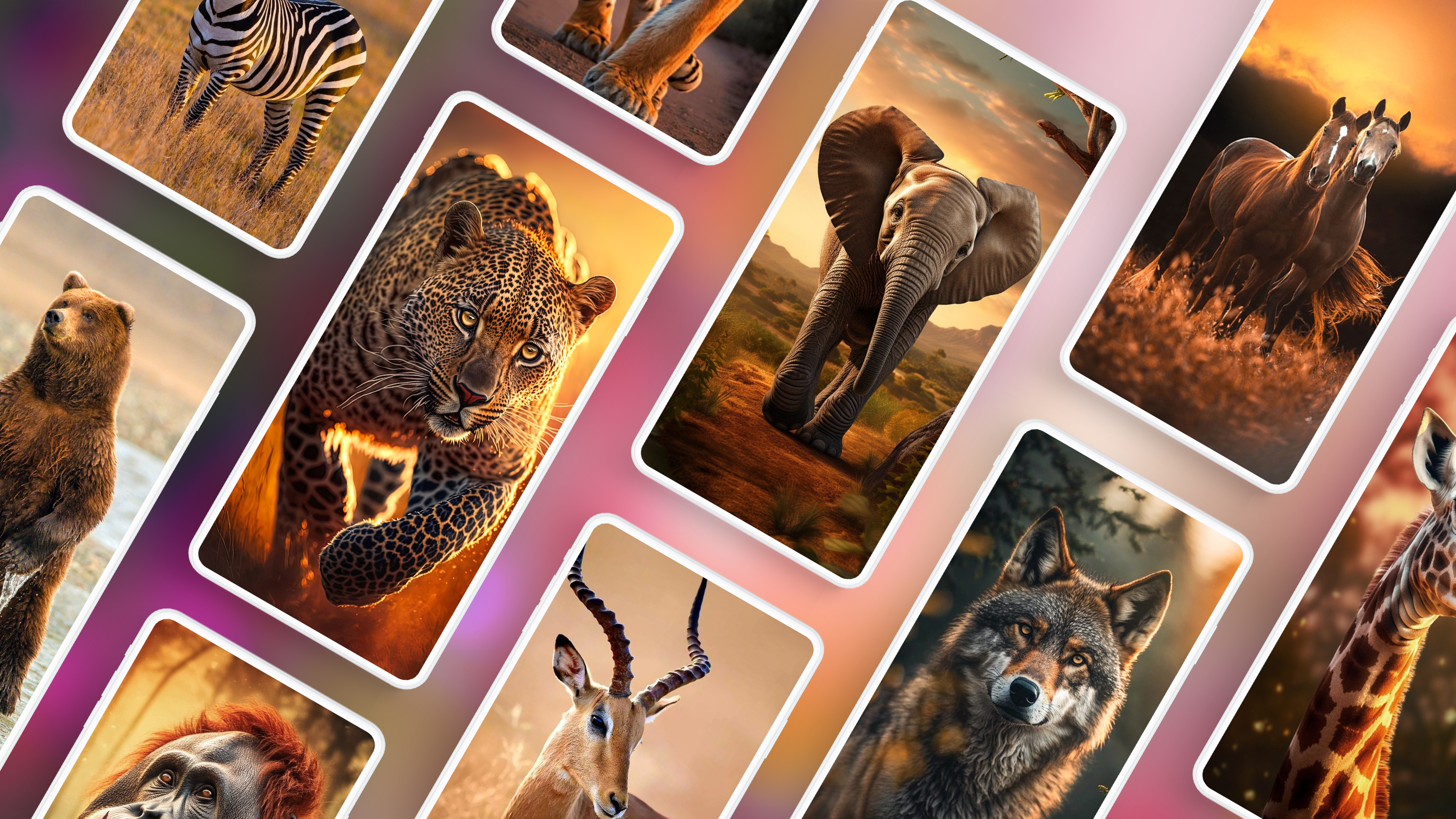 اسکرین شات 1 برنامه Animal Wallpapers 4K