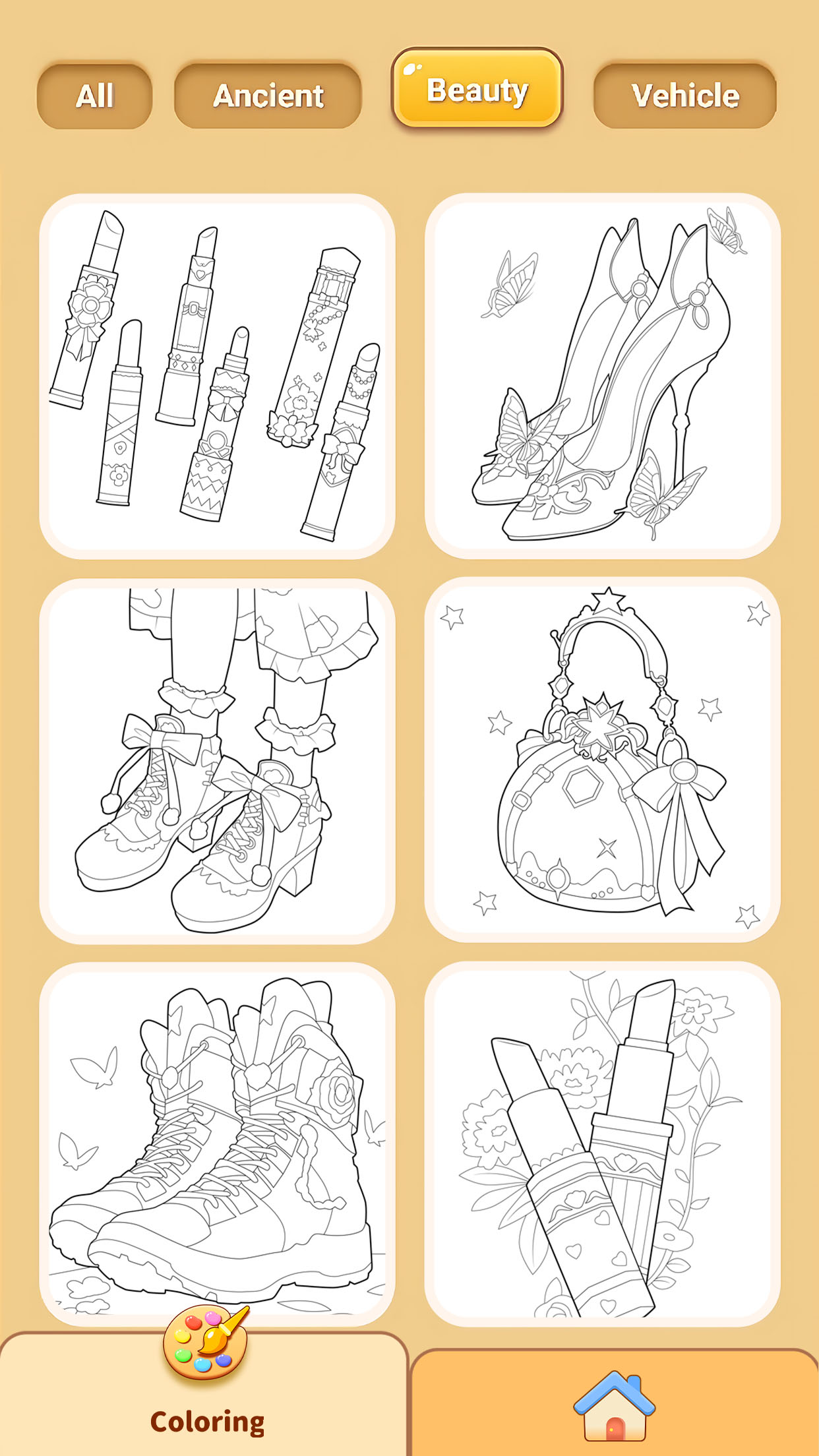 اسکرین شات 4 بازی Anime Coloring Book Painting