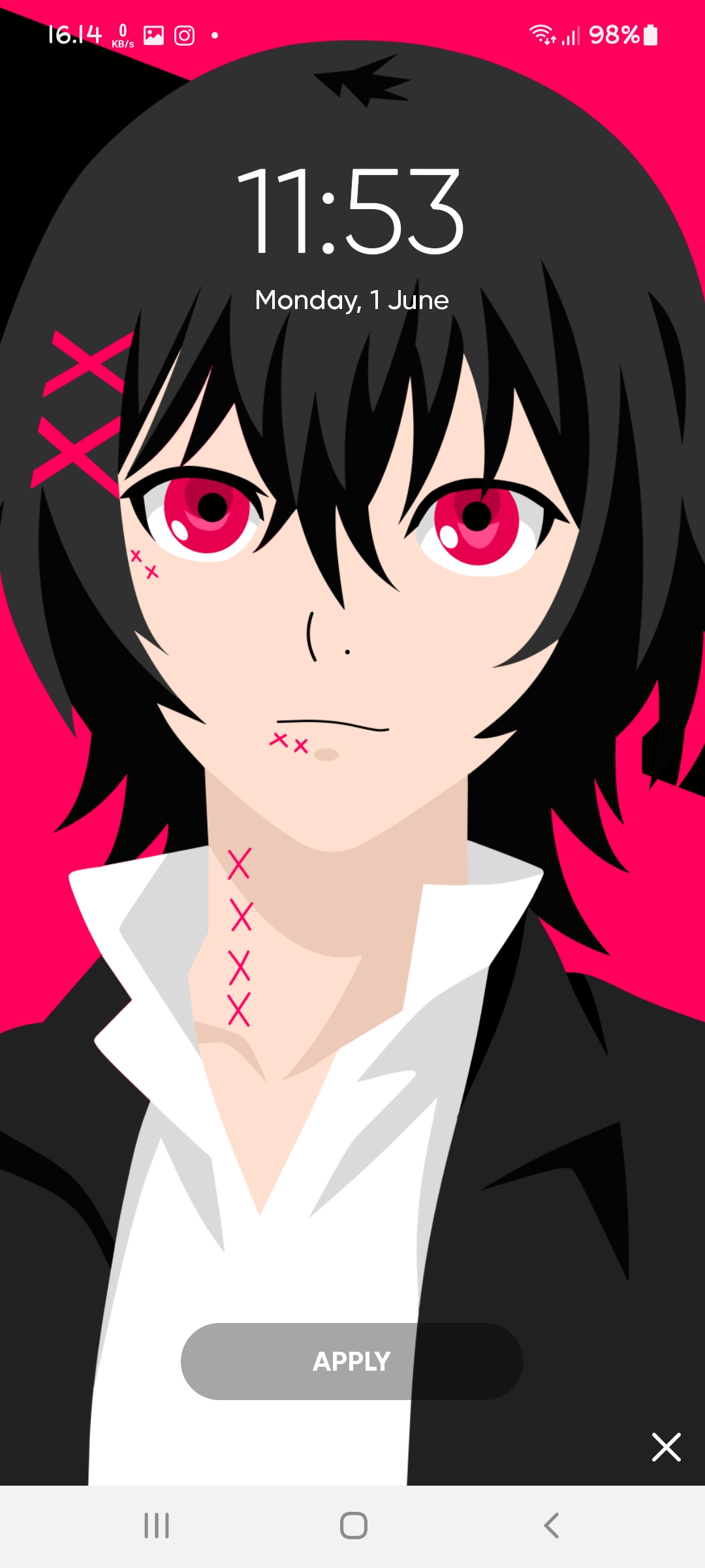 اسکرین شات 1 برنامه Anime Wallpaper 4K LIVE ANIME