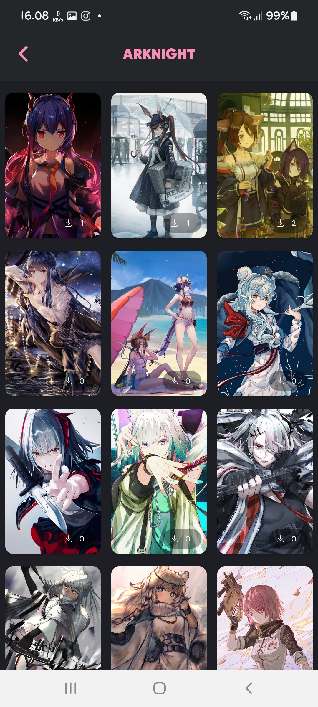 اسکرین شات 4 برنامه Anime Wallpaper 4K LIVE ANIME