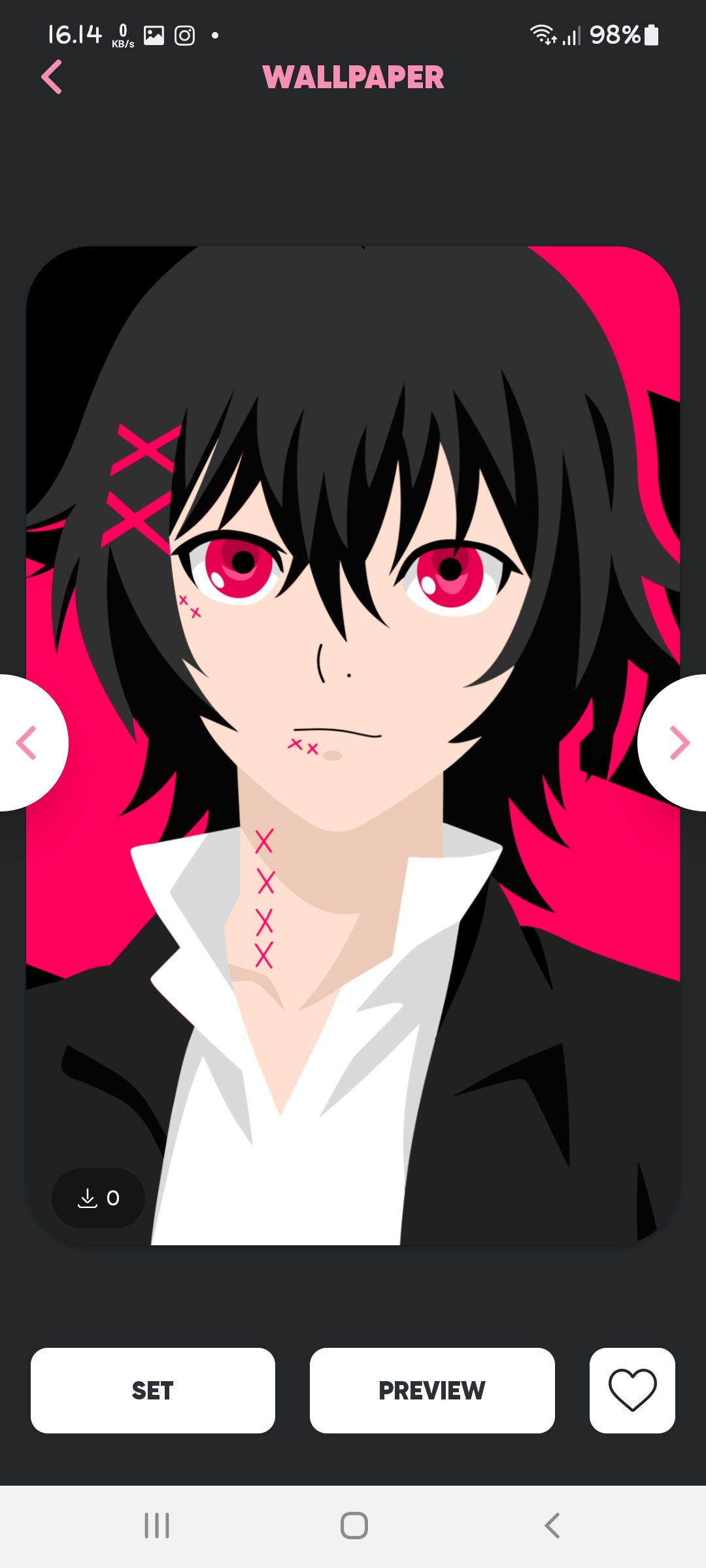 اسکرین شات 6 برنامه Anime Wallpaper 4K LIVE ANIME