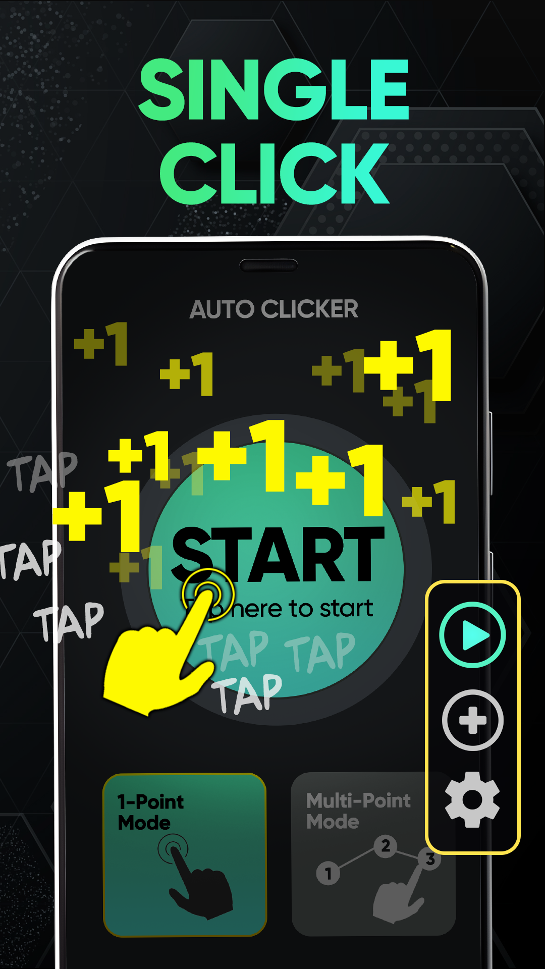 اسکرین شات 2 برنامه Auto Clicker - Auto click
