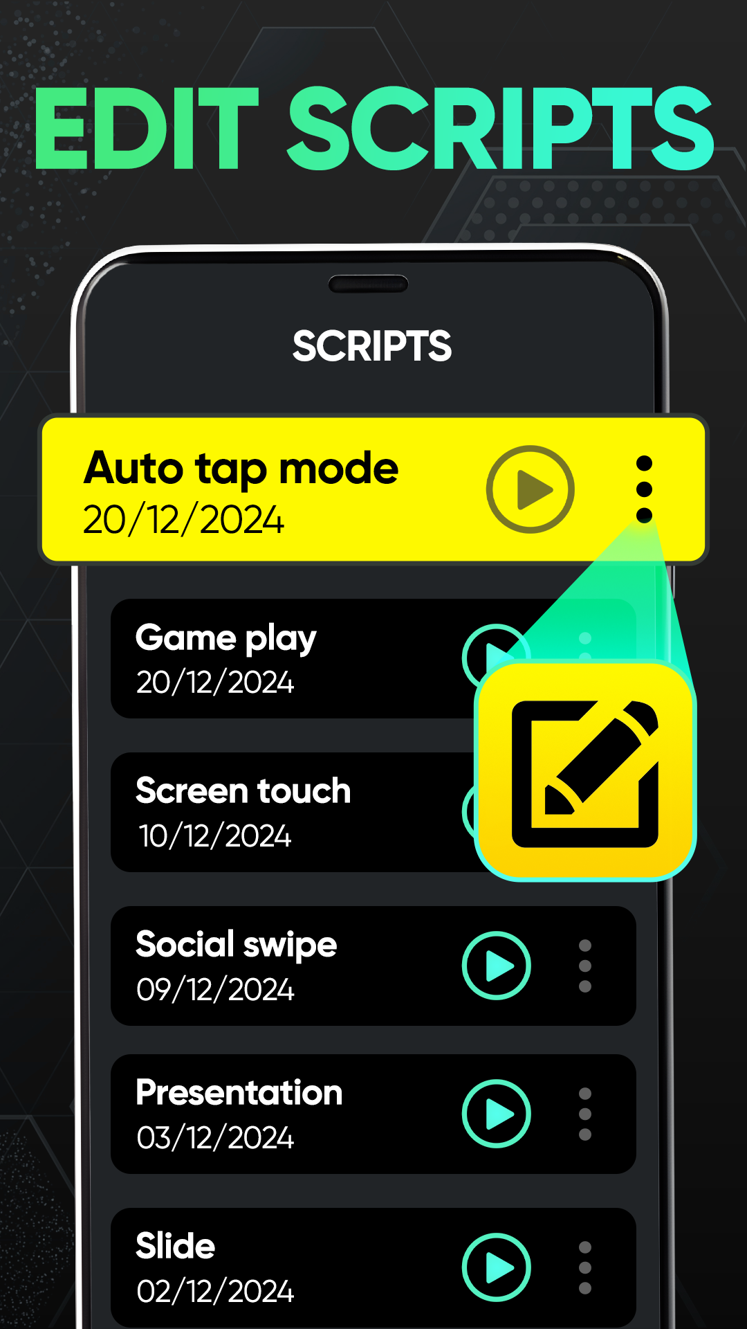 اسکرین شات 6 برنامه Auto Clicker - Auto click
