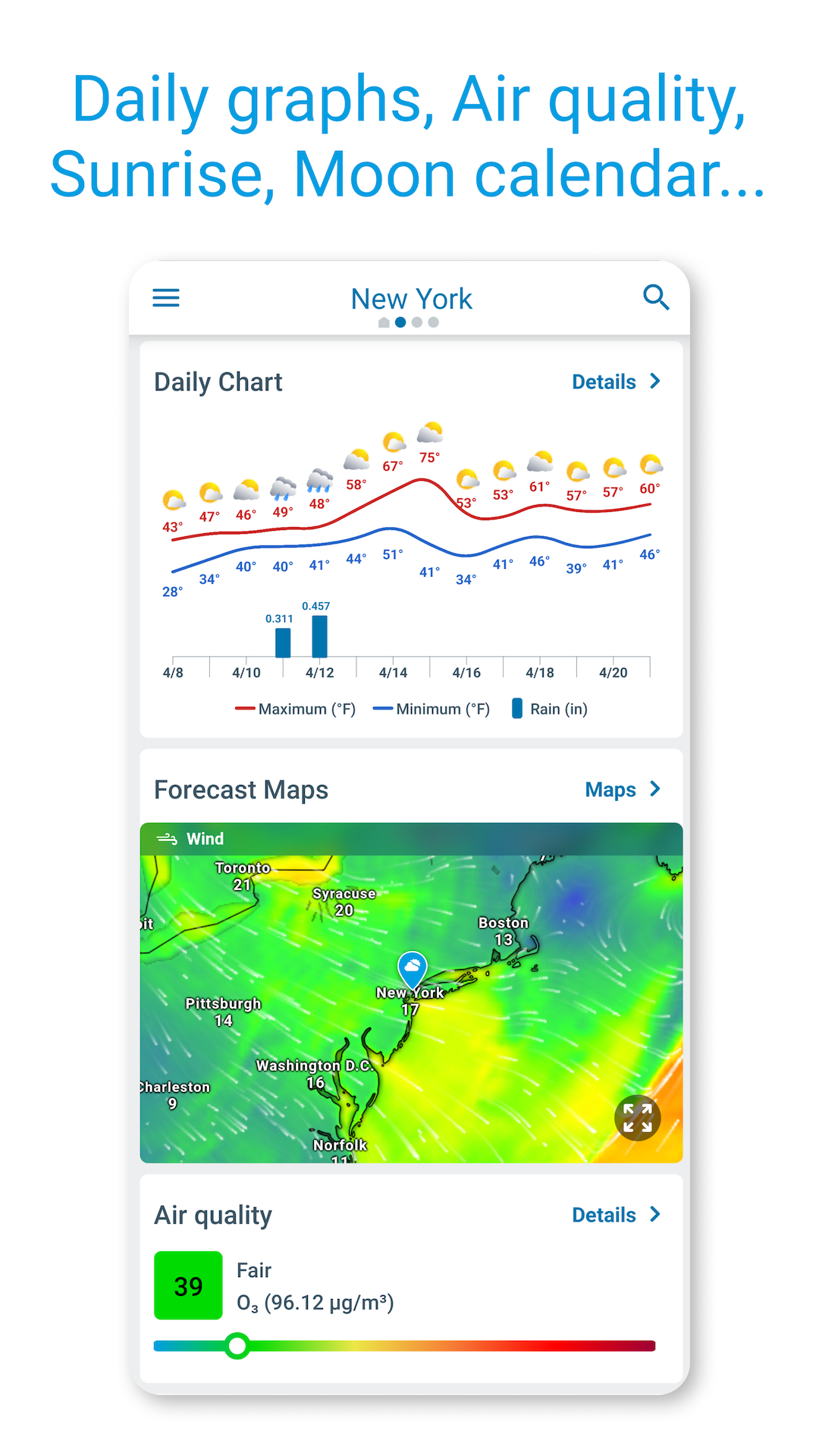 اسکرین شات 7 برنامه Weather Radar - Meteored News
