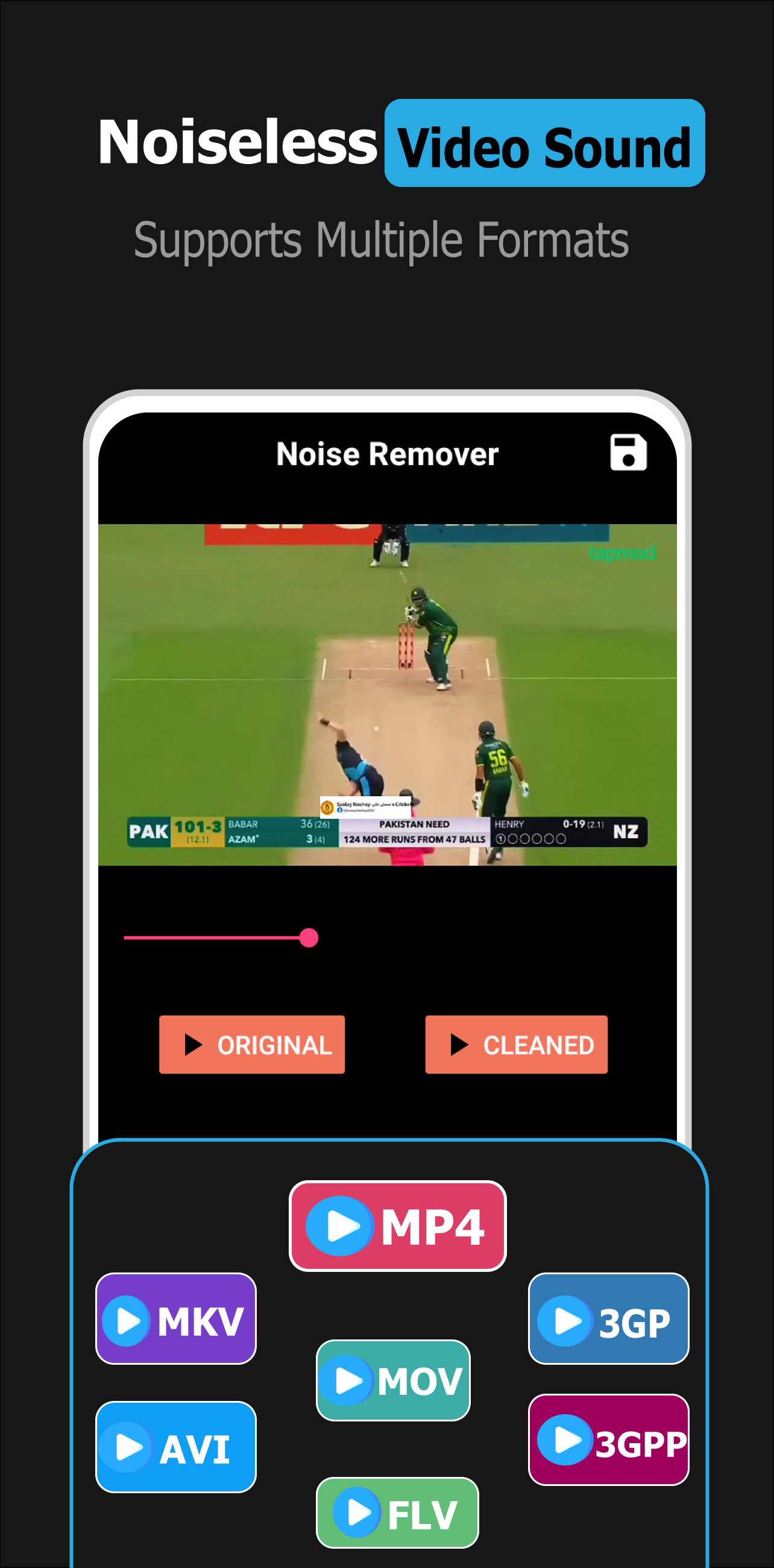 اسکرین شات 5 برنامه AI Noise Remover - Audio Video